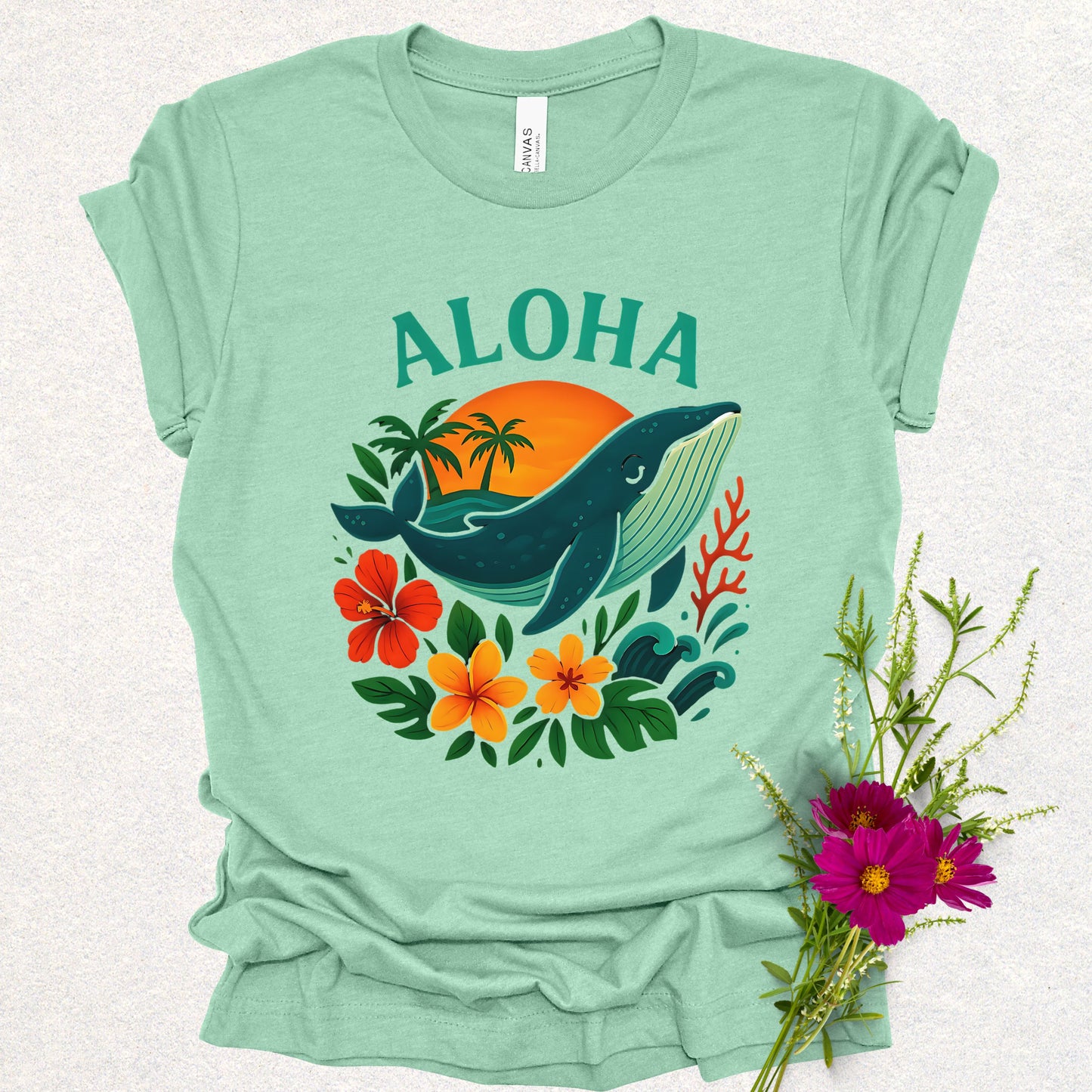 Tropical Splash Aloha Tee