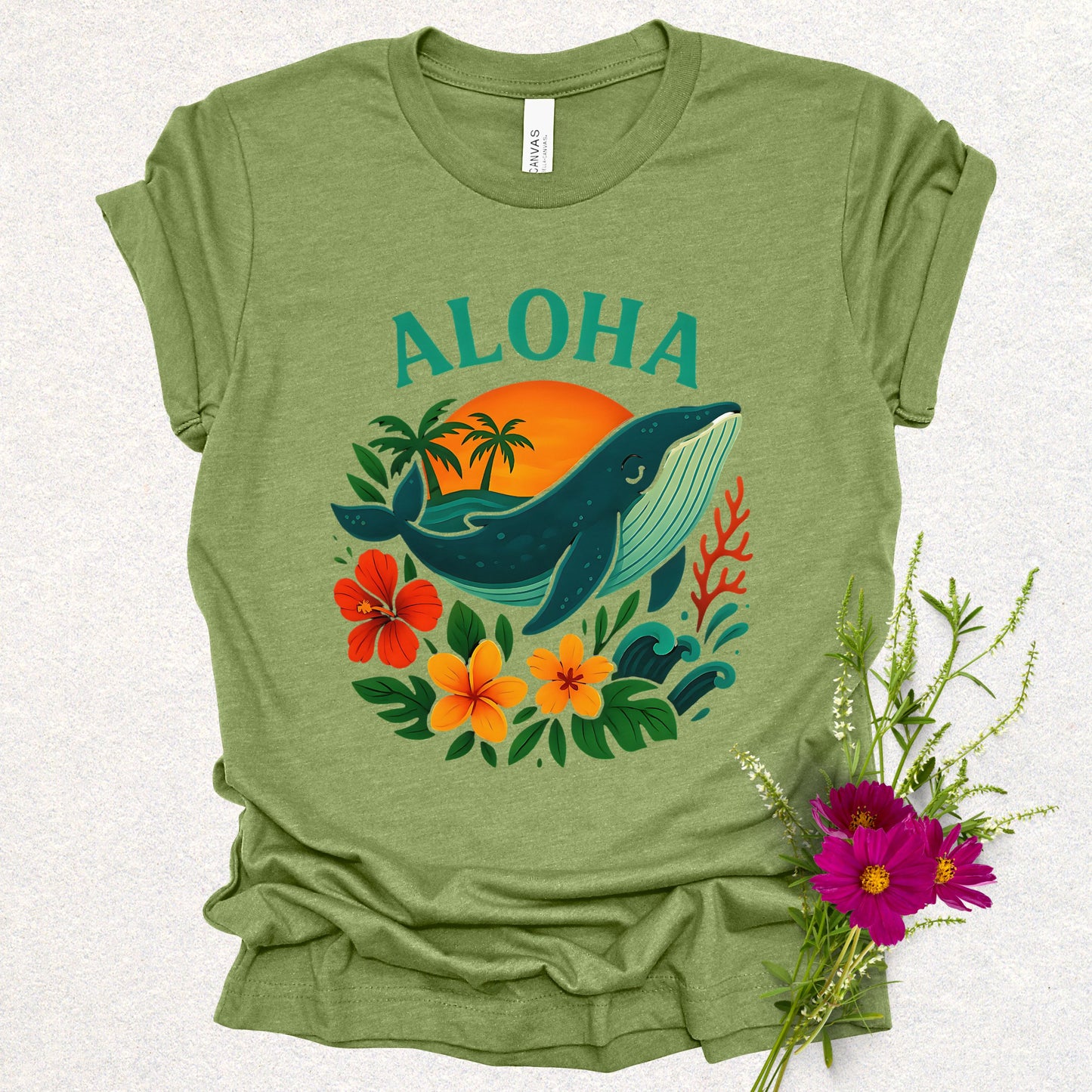 Tropical Splash Aloha Tee
