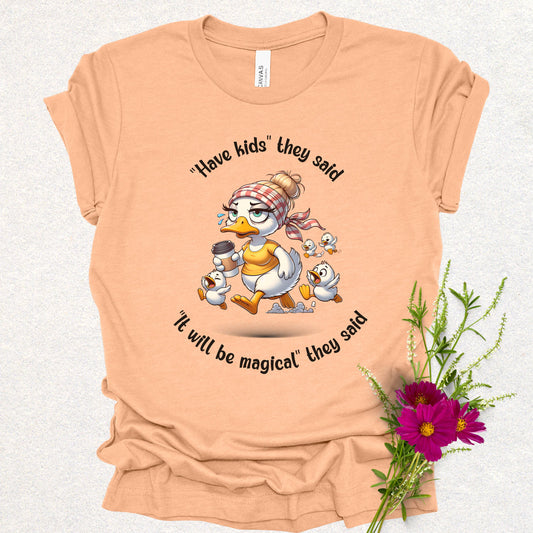 Exhausted Mama Humor Tee