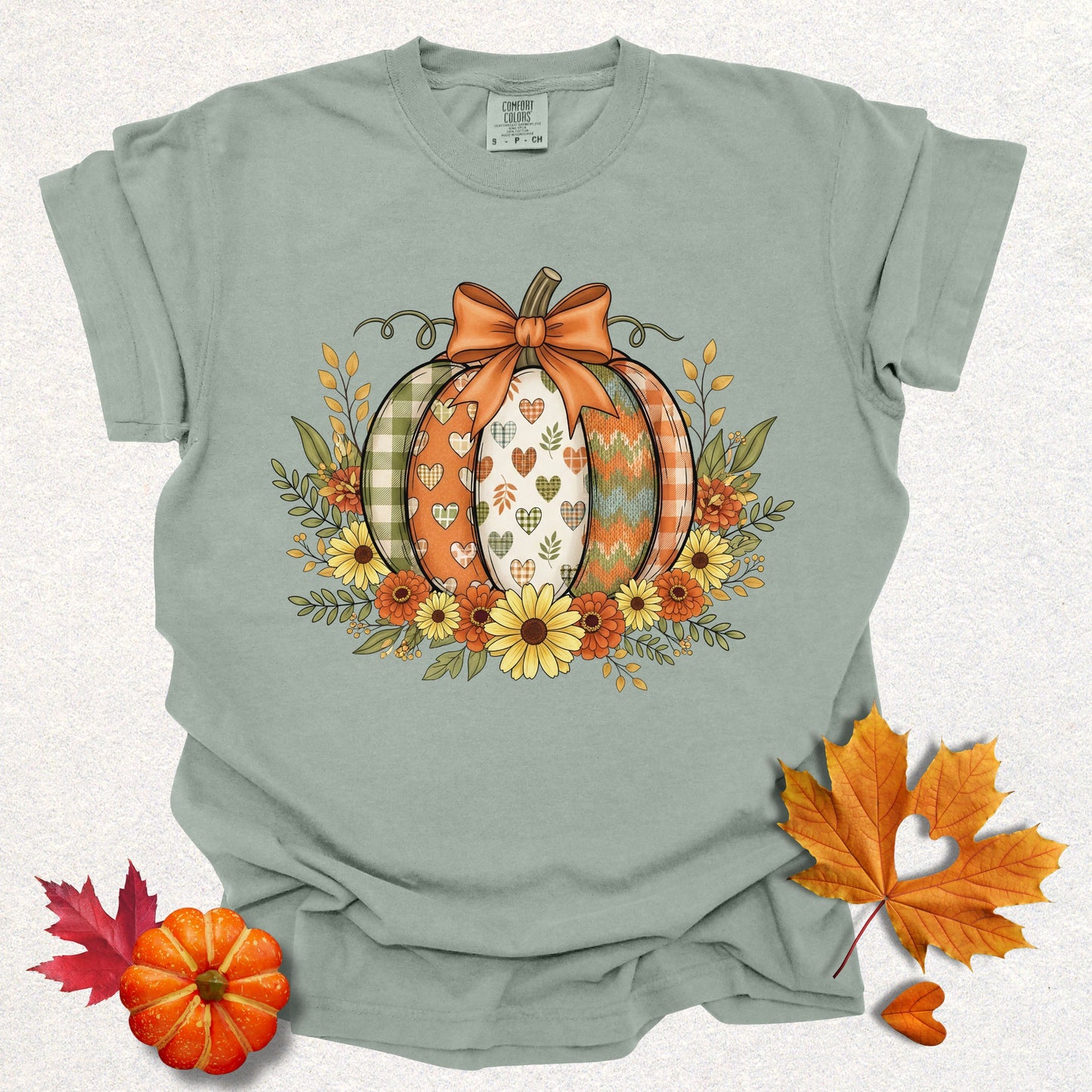 Floral Pumpkin Patch Tee