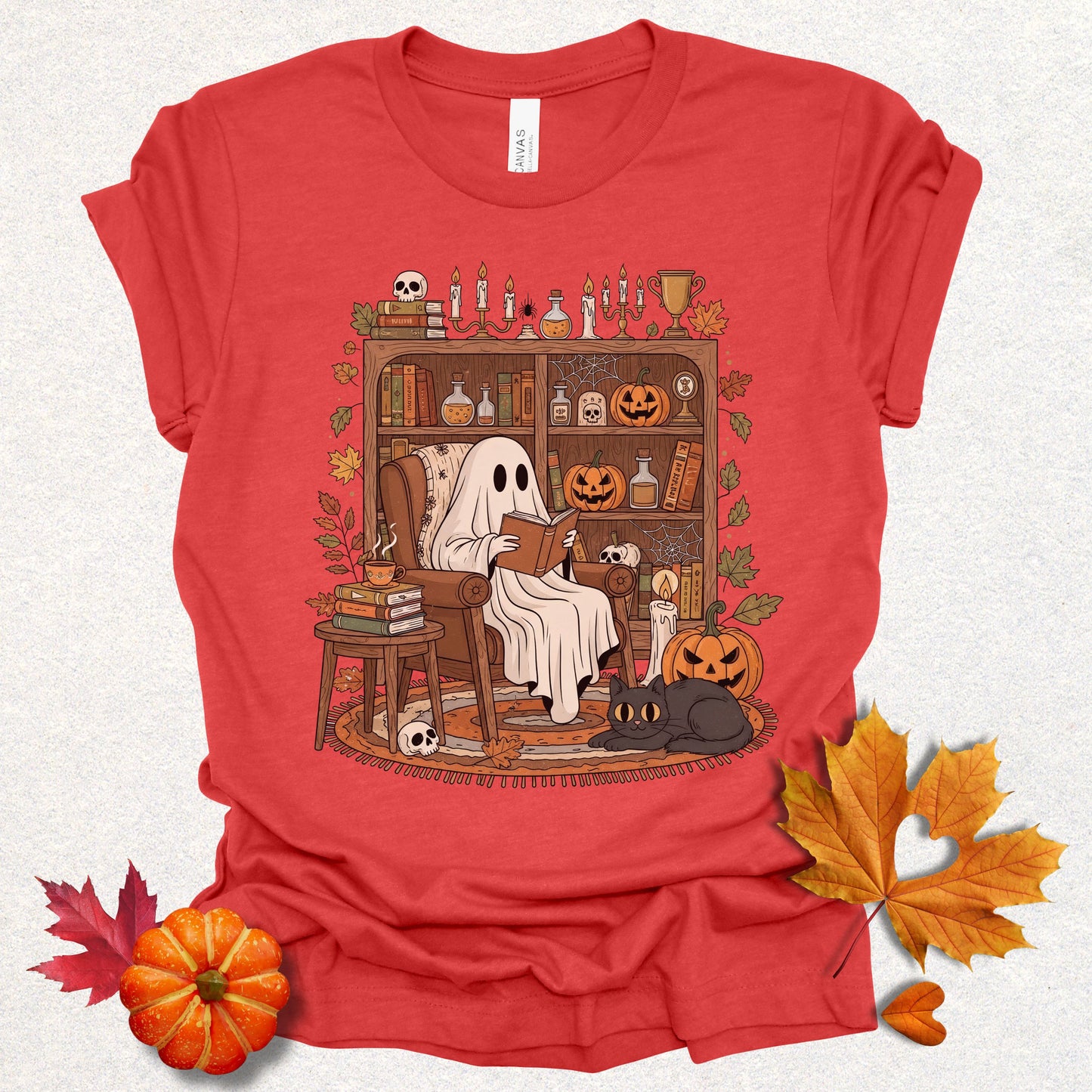 Ghostly Book Nook Tee