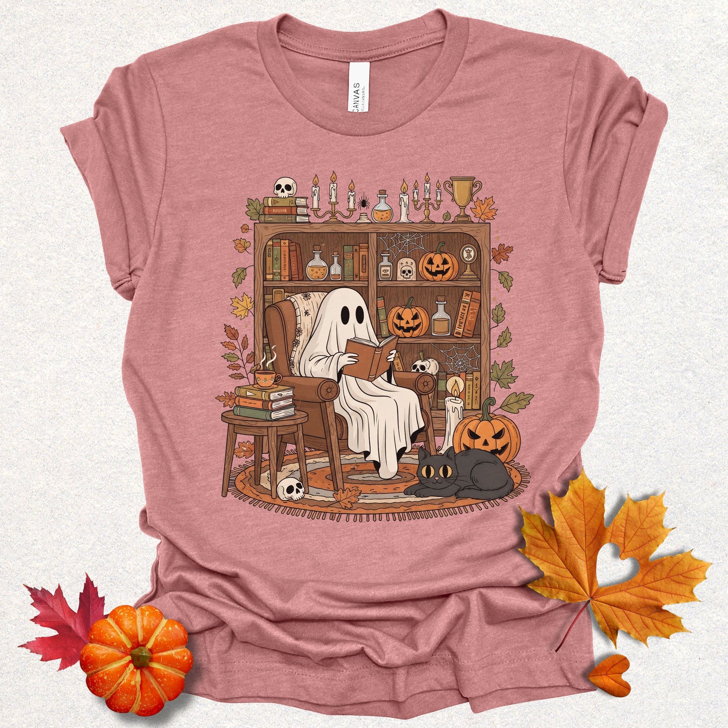 Ghostly Book Nook Tee