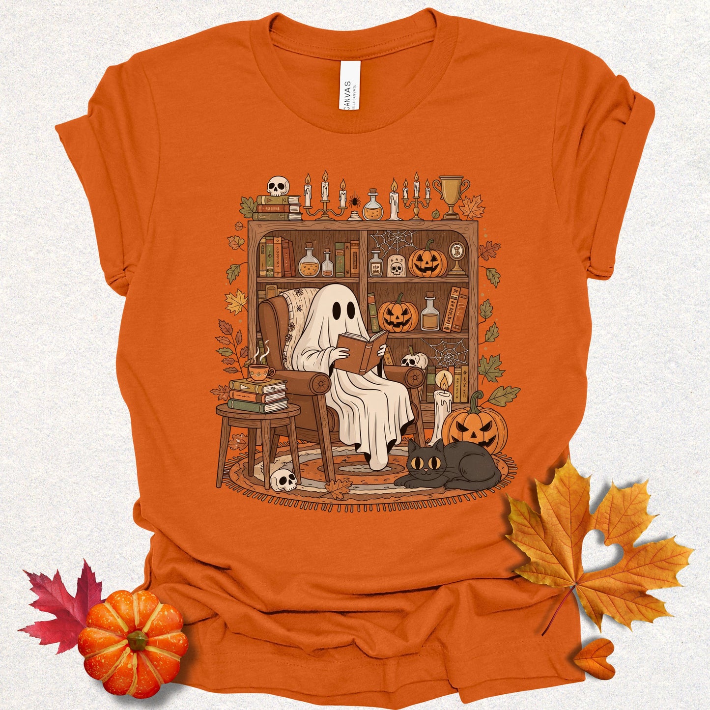 Ghostly Book Nook Tee