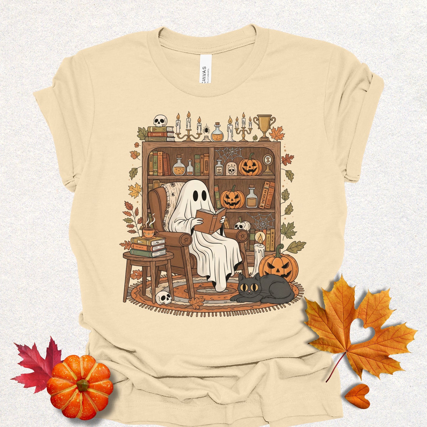 Ghostly Book Nook Tee