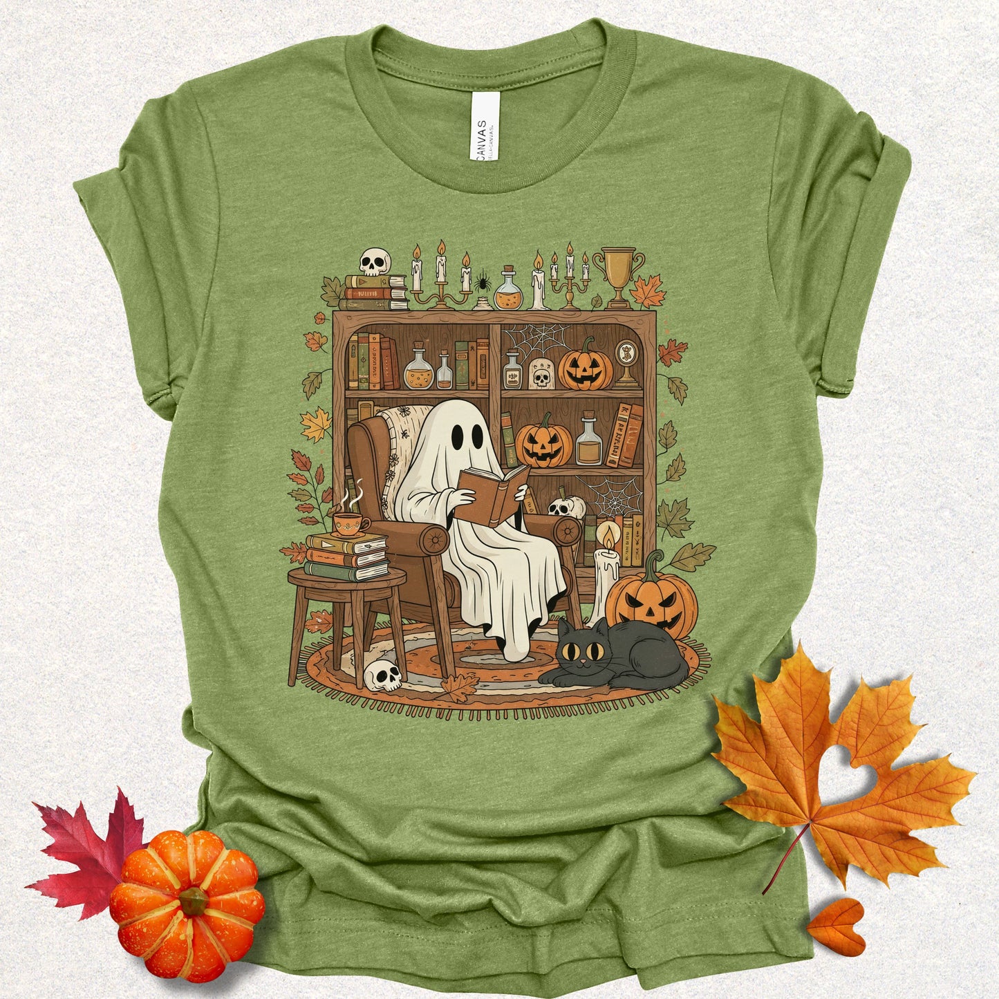 Ghostly Book Nook Tee