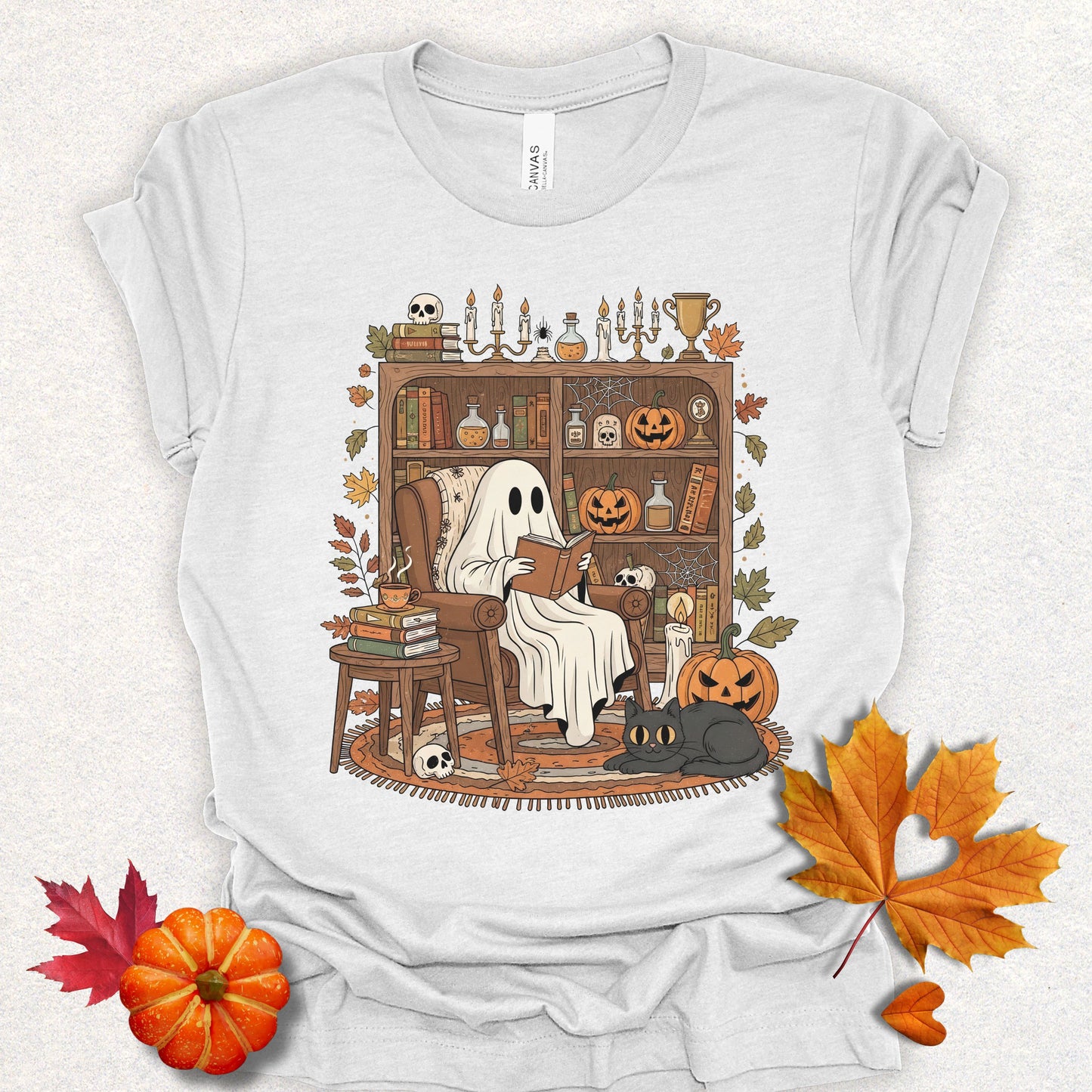 Ghostly Book Nook Tee