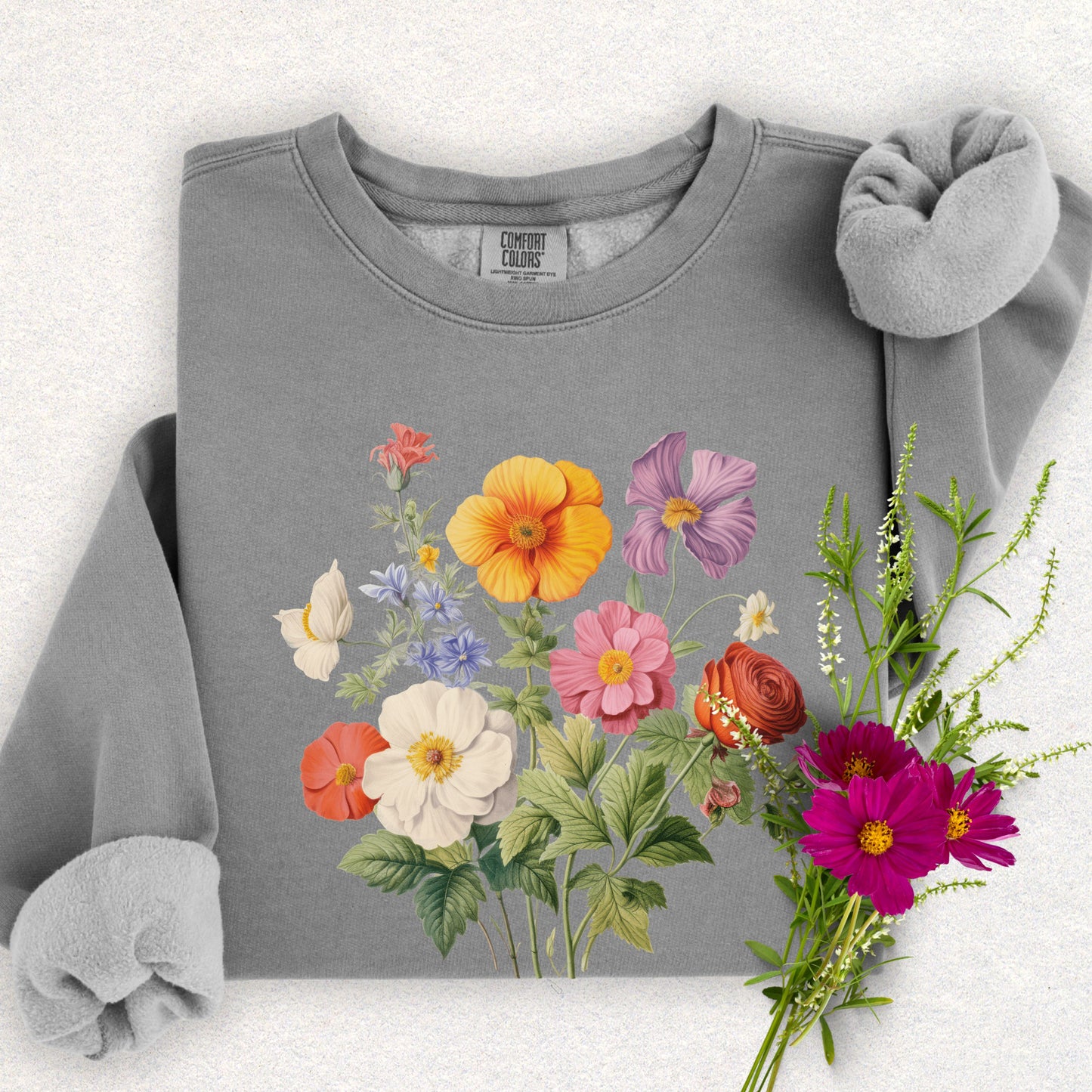 Spring Bloom Lightweight Sweatshirt (Comfort Colors)