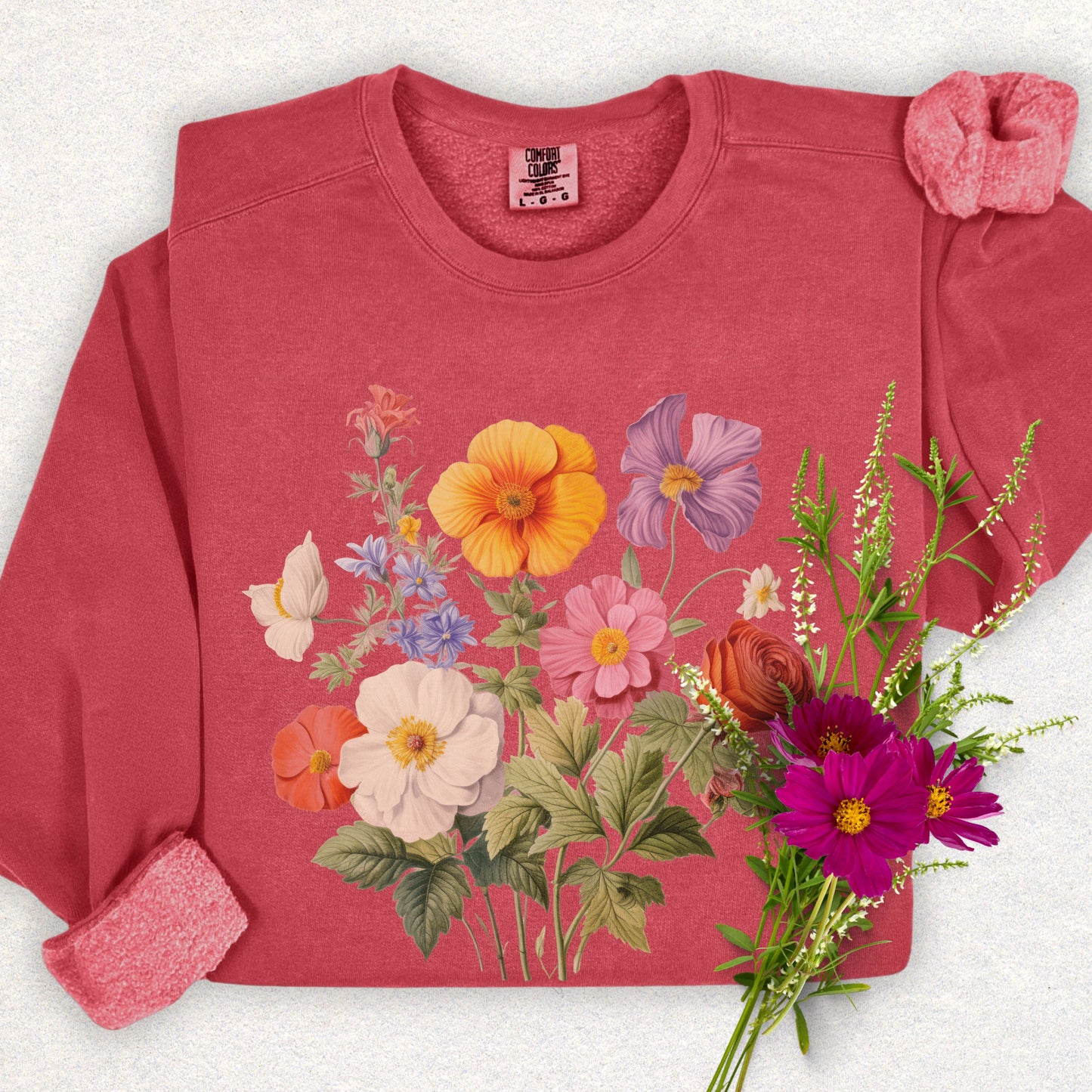 Spring Bloom Lightweight Sweatshirt (Comfort Colors)