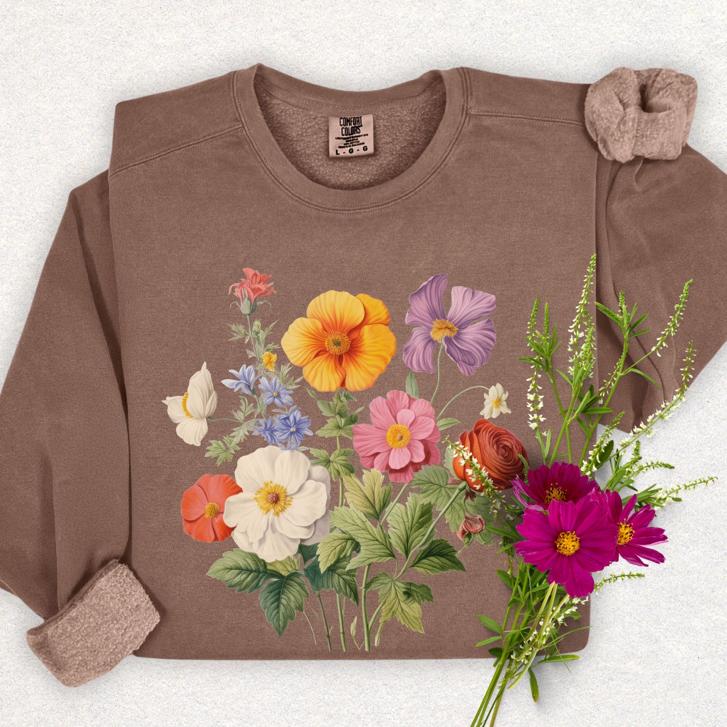 Spring Bloom Lightweight Sweatshirt (Comfort Colors)