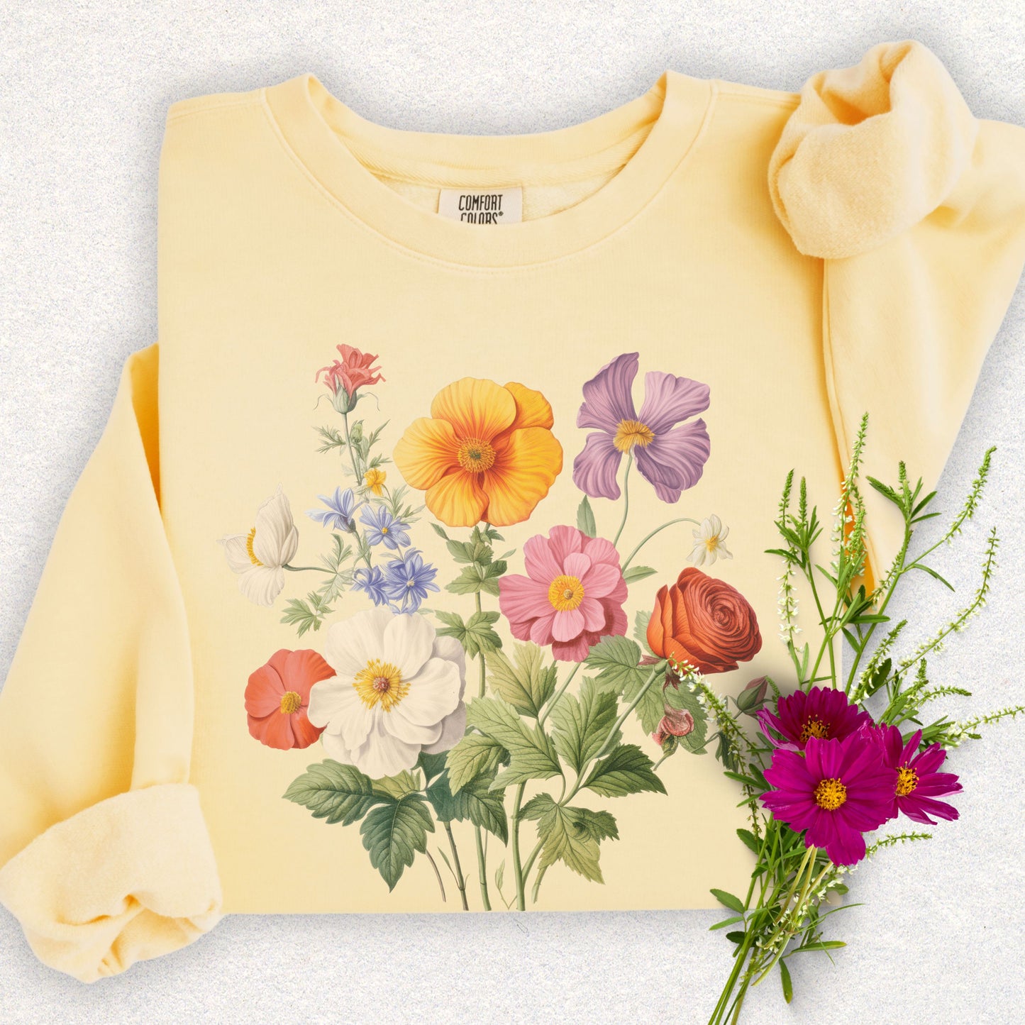 Spring Bloom Lightweight Sweatshirt (Comfort Colors)