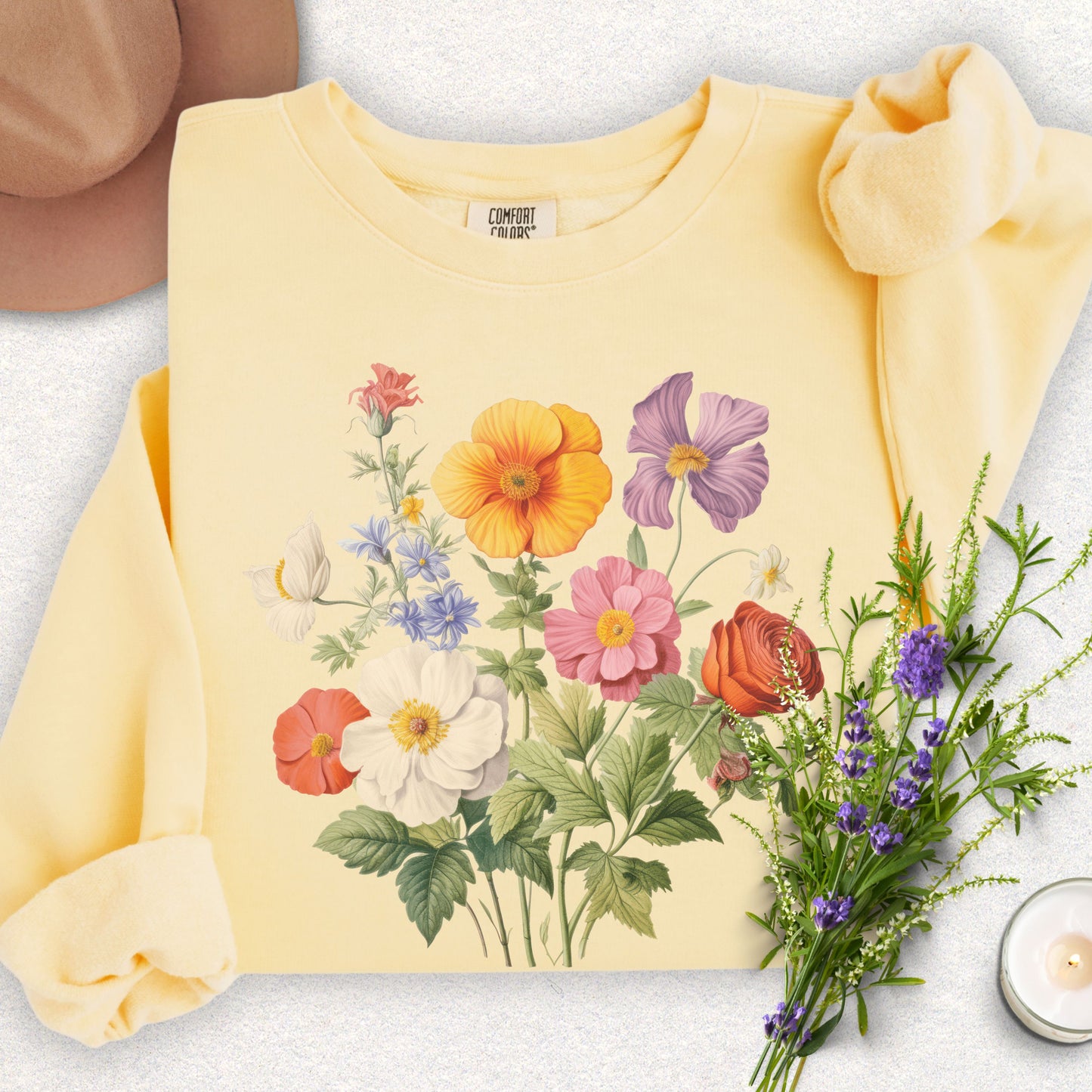 Spring Bloom Lightweight Sweatshirt (Comfort Colors)