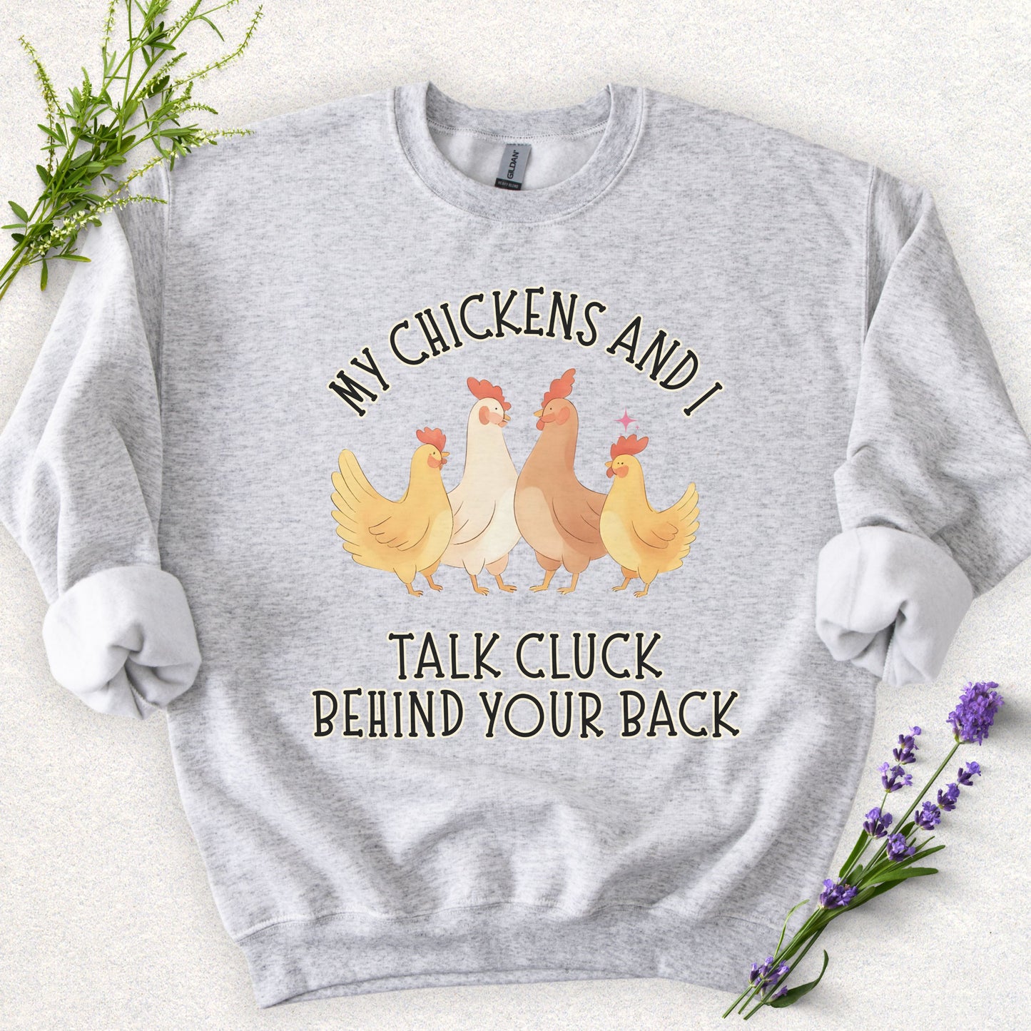 Talking Cluck Crewneck Sweatshirt