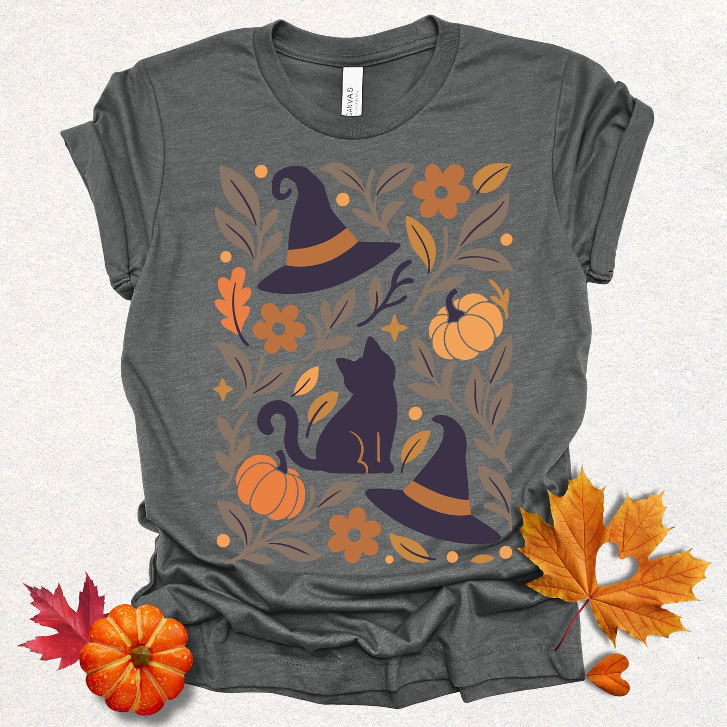 Witchy Cat & Hat Tee