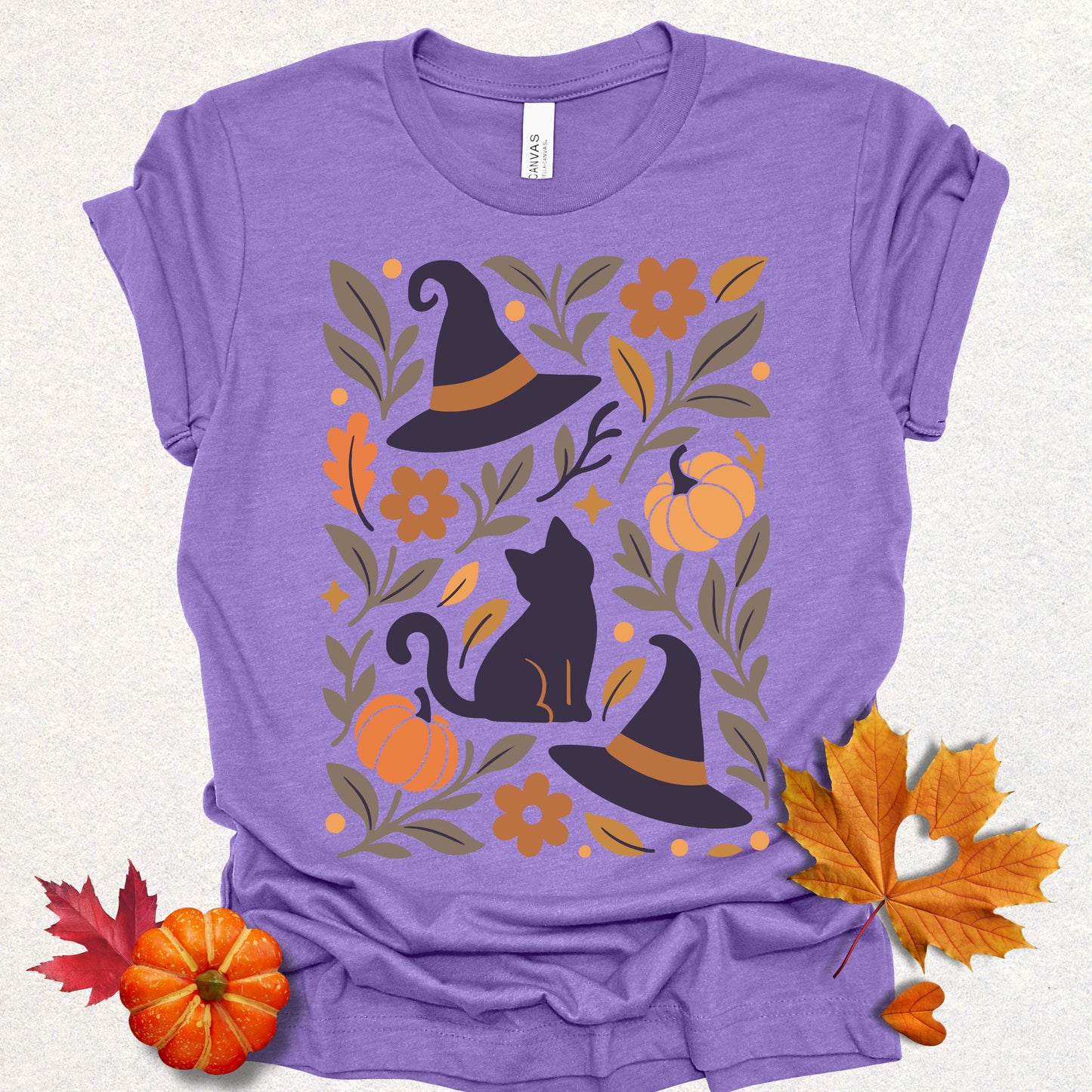 Witchy Cat & Hat Tee