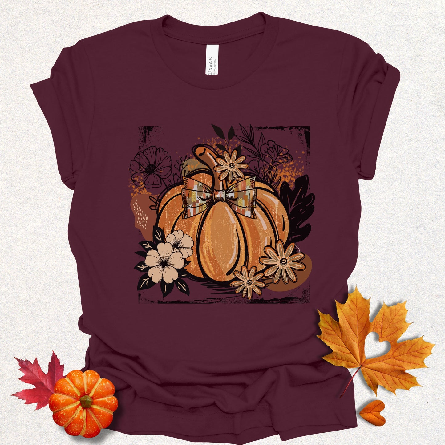 Autumn Pumpkin Short Sleeve Tee