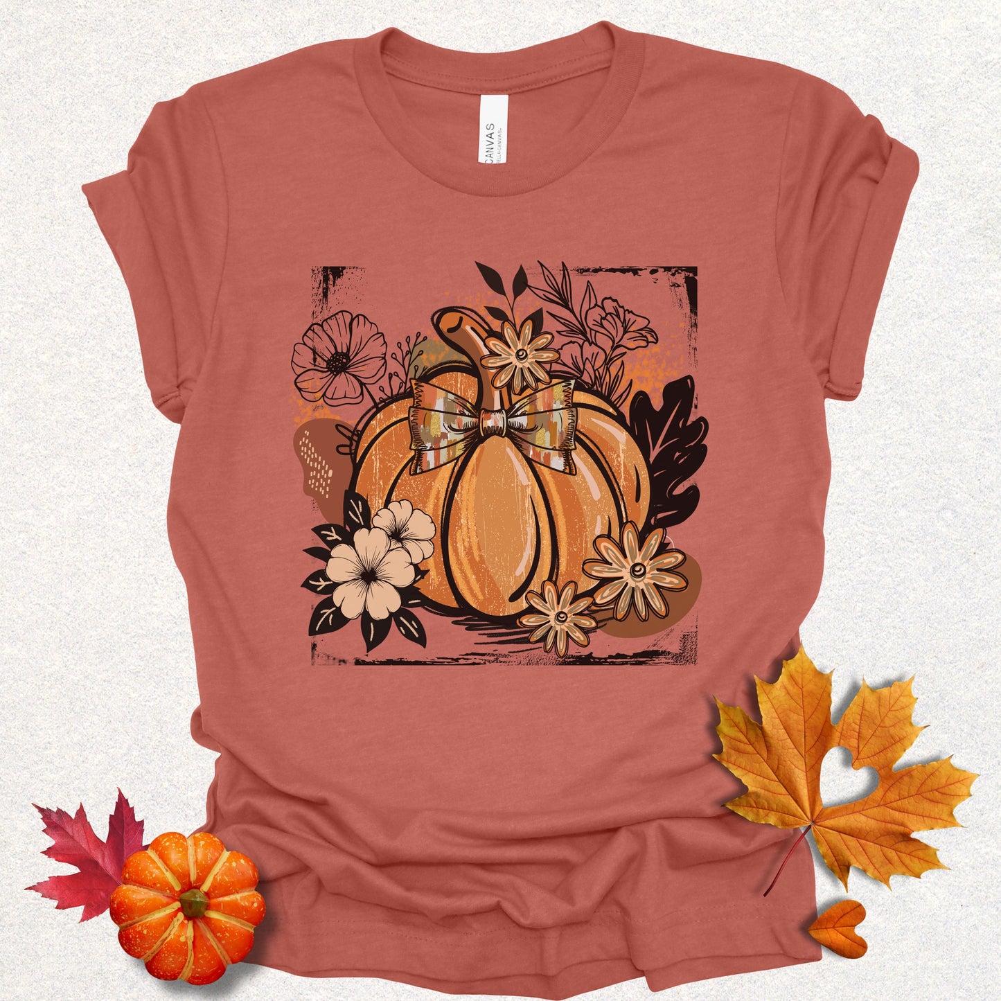 Autumn Pumpkin Short Sleeve Tee