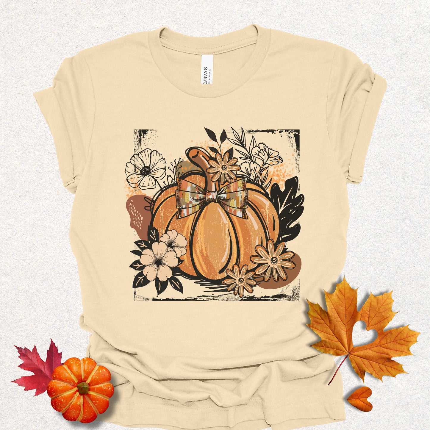 Autumn Pumpkin Short Sleeve Tee