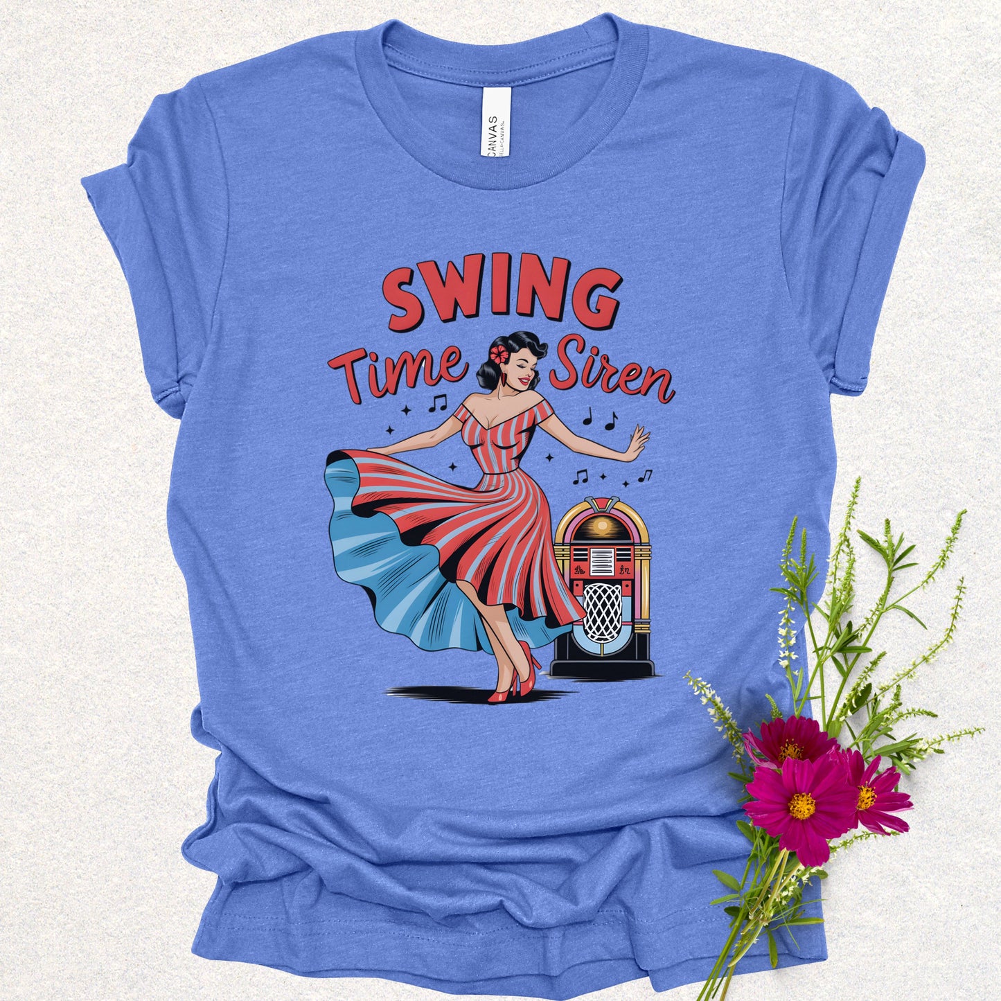 Vintage Swing Time Siren Tee