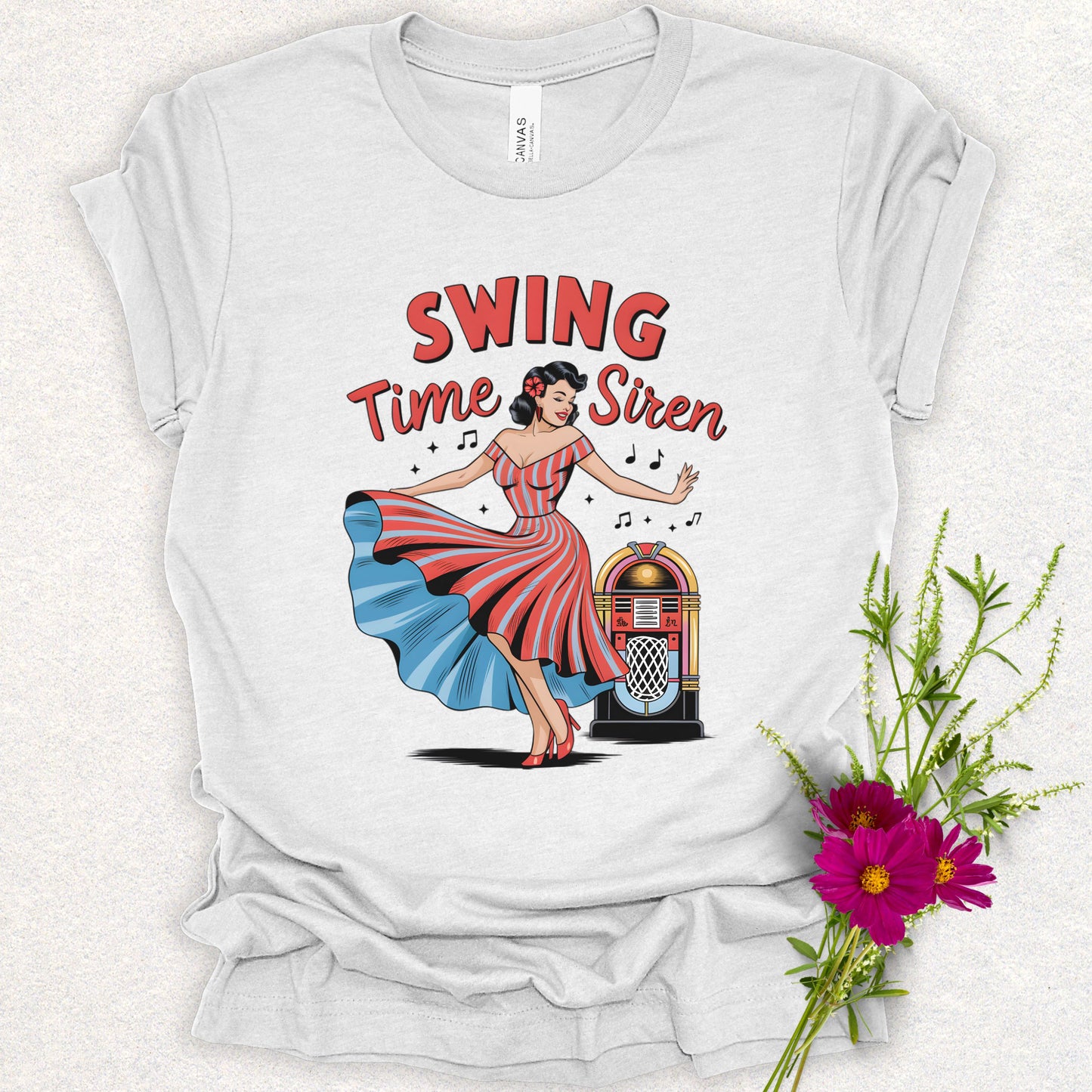 Vintage Swing Time Siren Tee