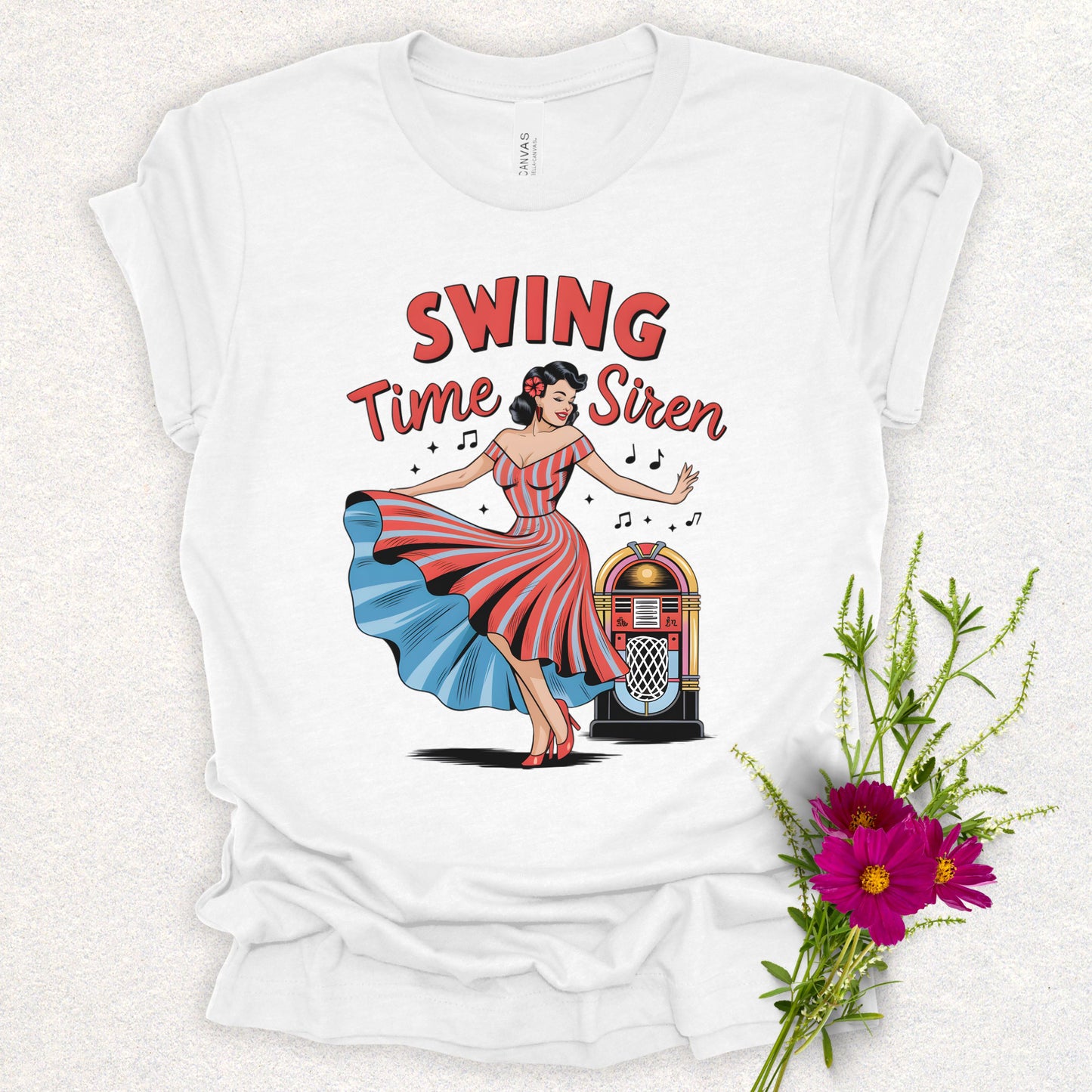 Vintage Swing Time Siren Tee