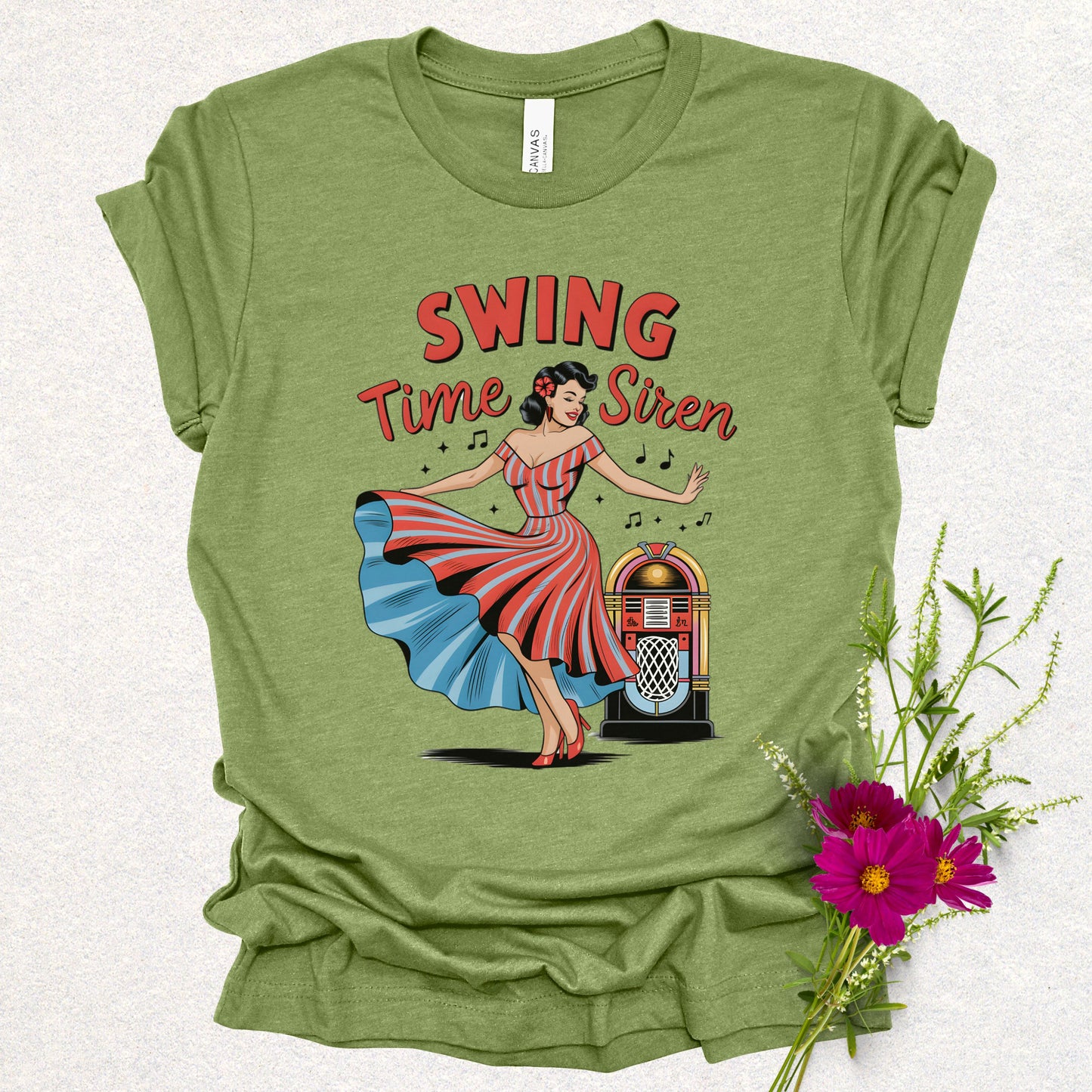 Vintage Swing Time Siren Tee