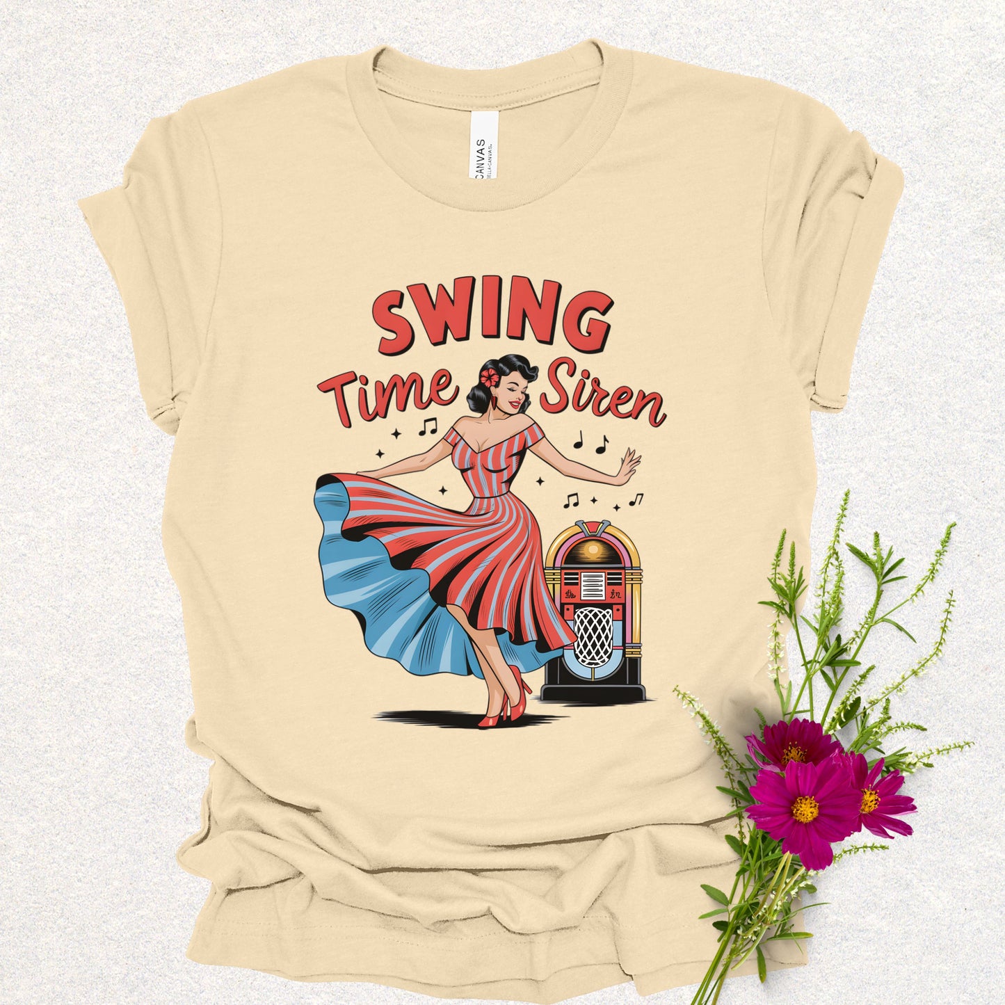 Vintage Swing Time Siren Tee