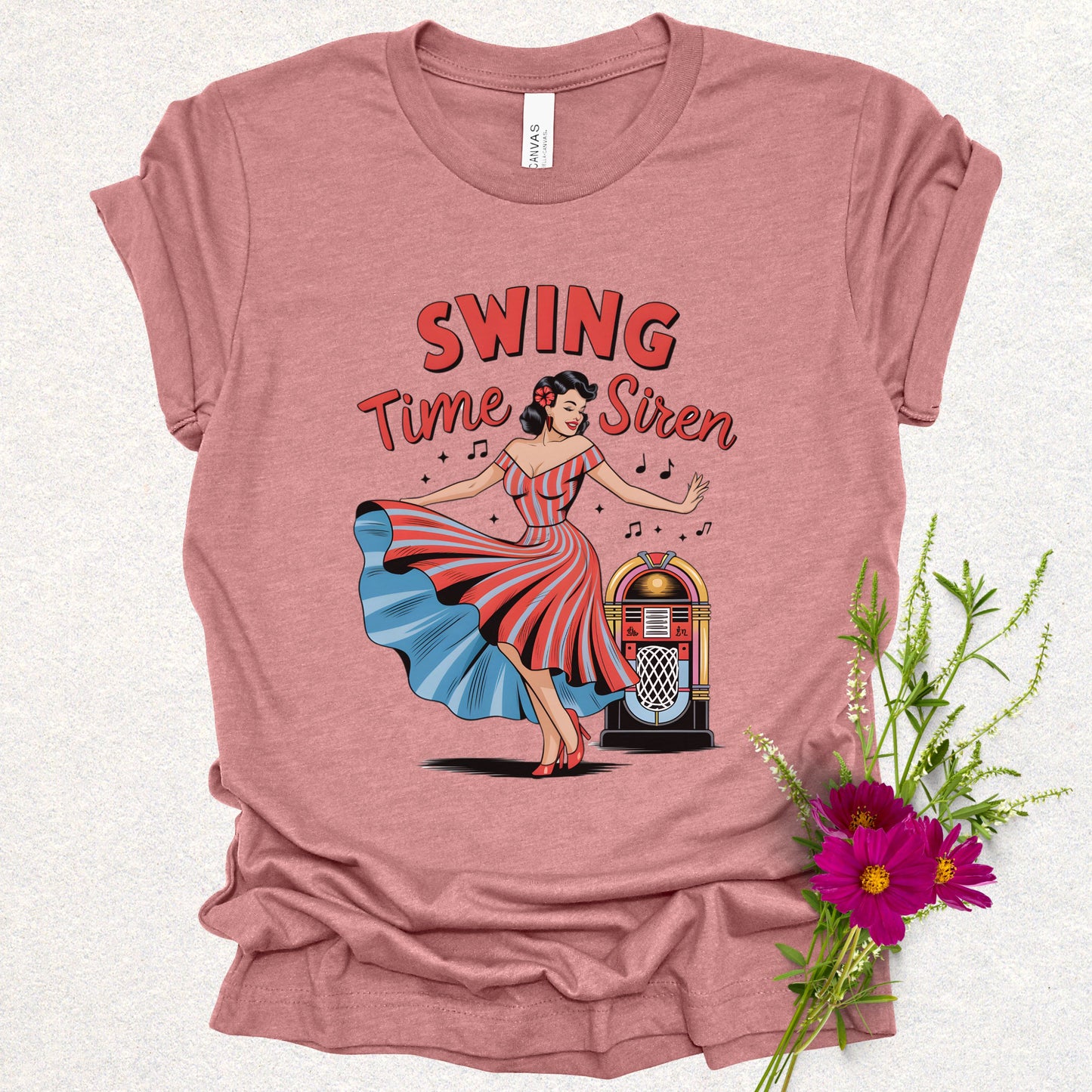 Vintage Swing Time Siren Tee