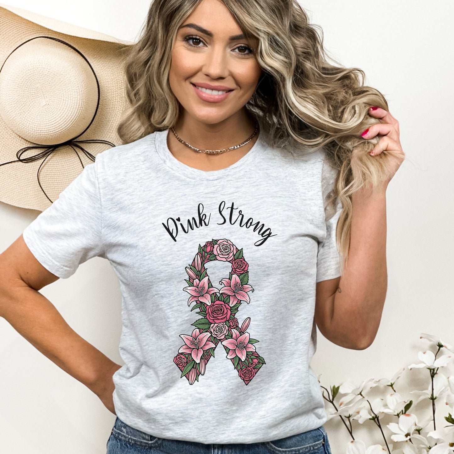 Pink Strong - Breast Cancer Awareness Tee