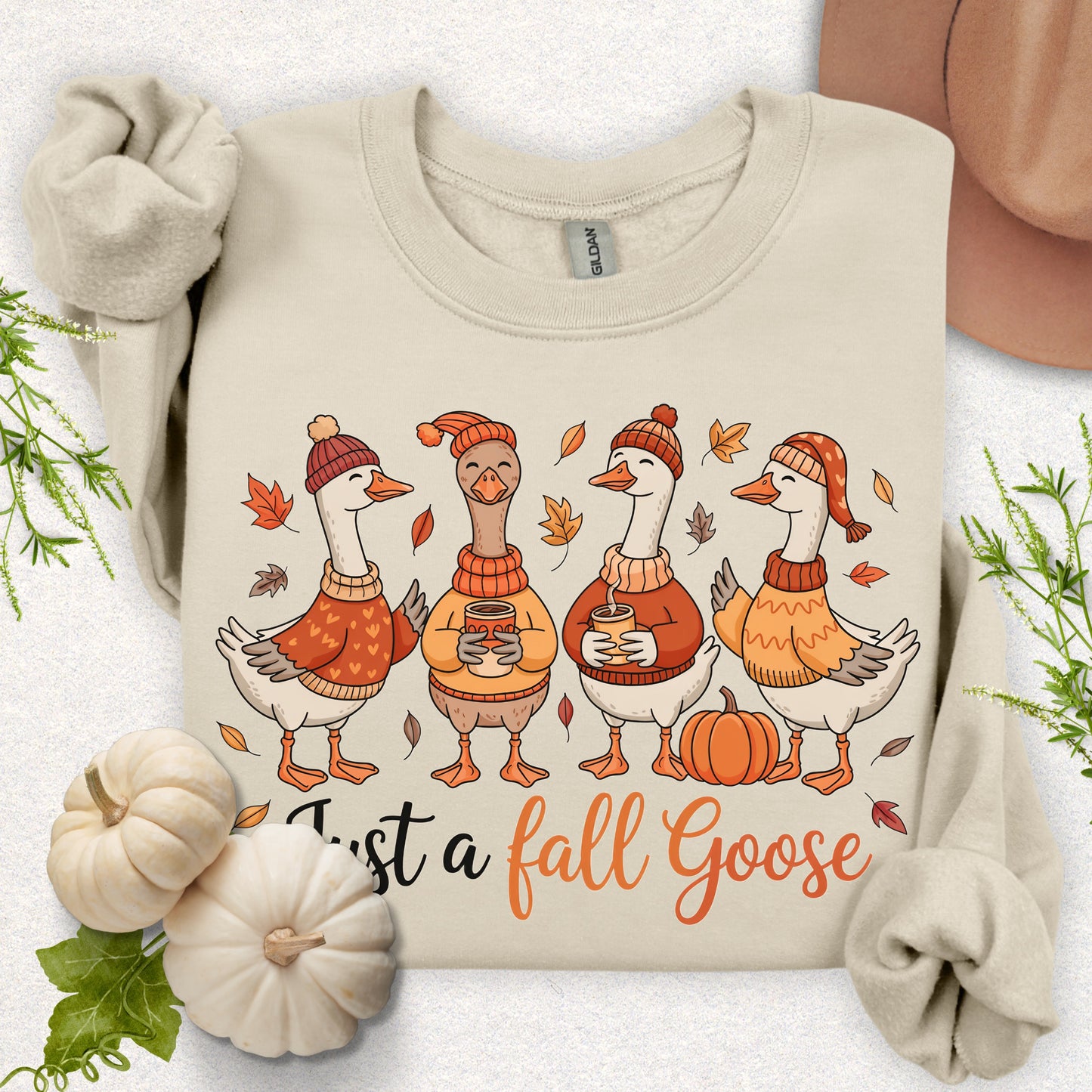Fall Goose Crewneck Sweatshirt