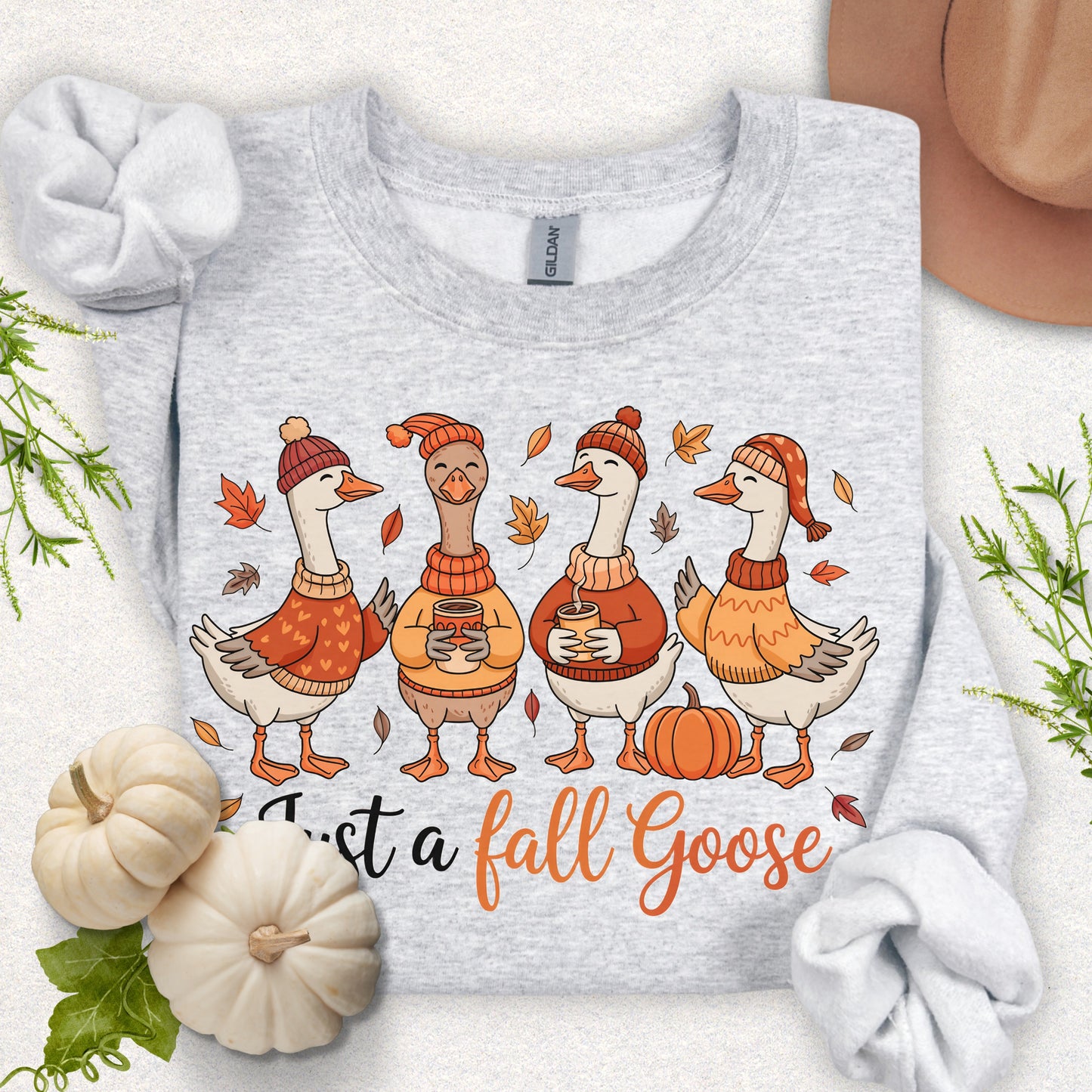 Fall Goose Crewneck Sweatshirt