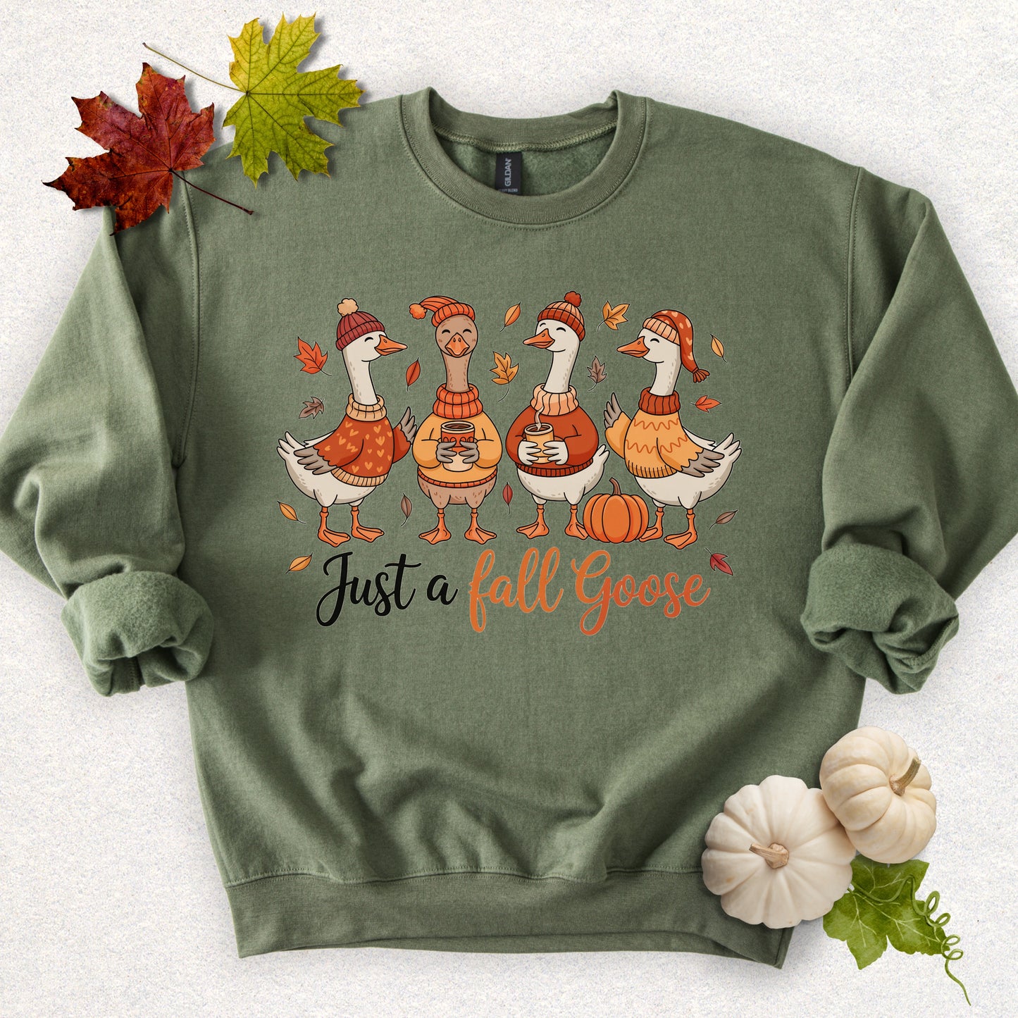 Fall Goose Crewneck Sweatshirt
