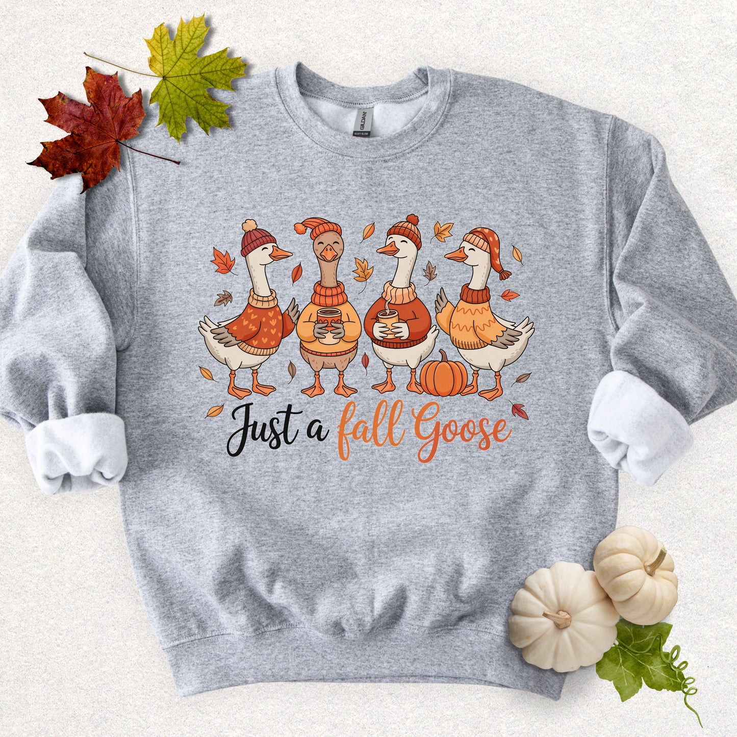 Fall Goose Crewneck Sweatshirt