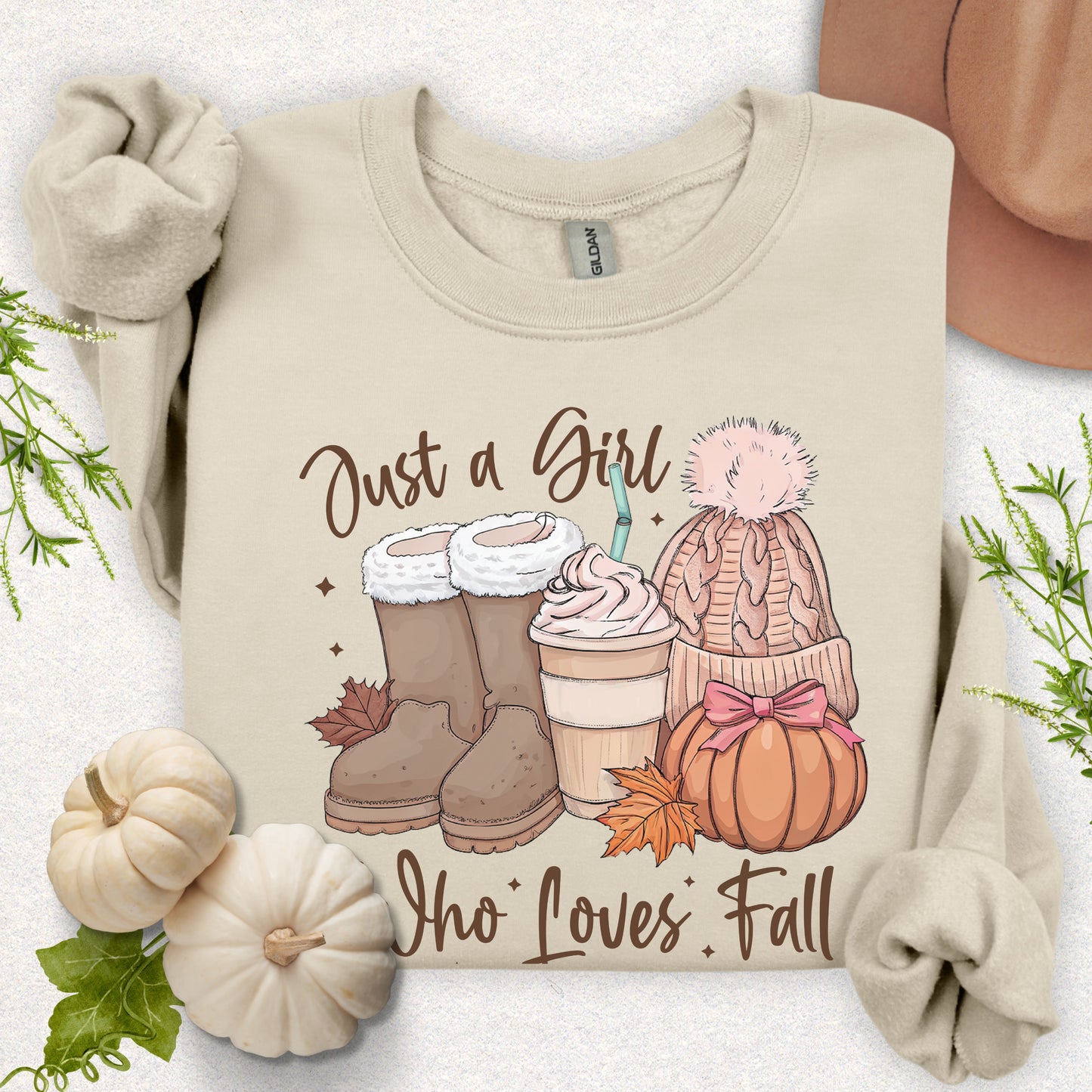 Just a Girl Who Loves Fall Sweatshirt
