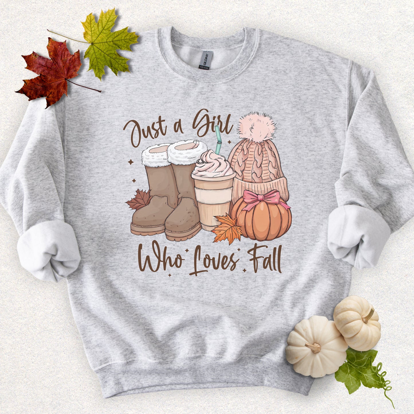 Just a Girl Who Loves Fall Sweatshirt