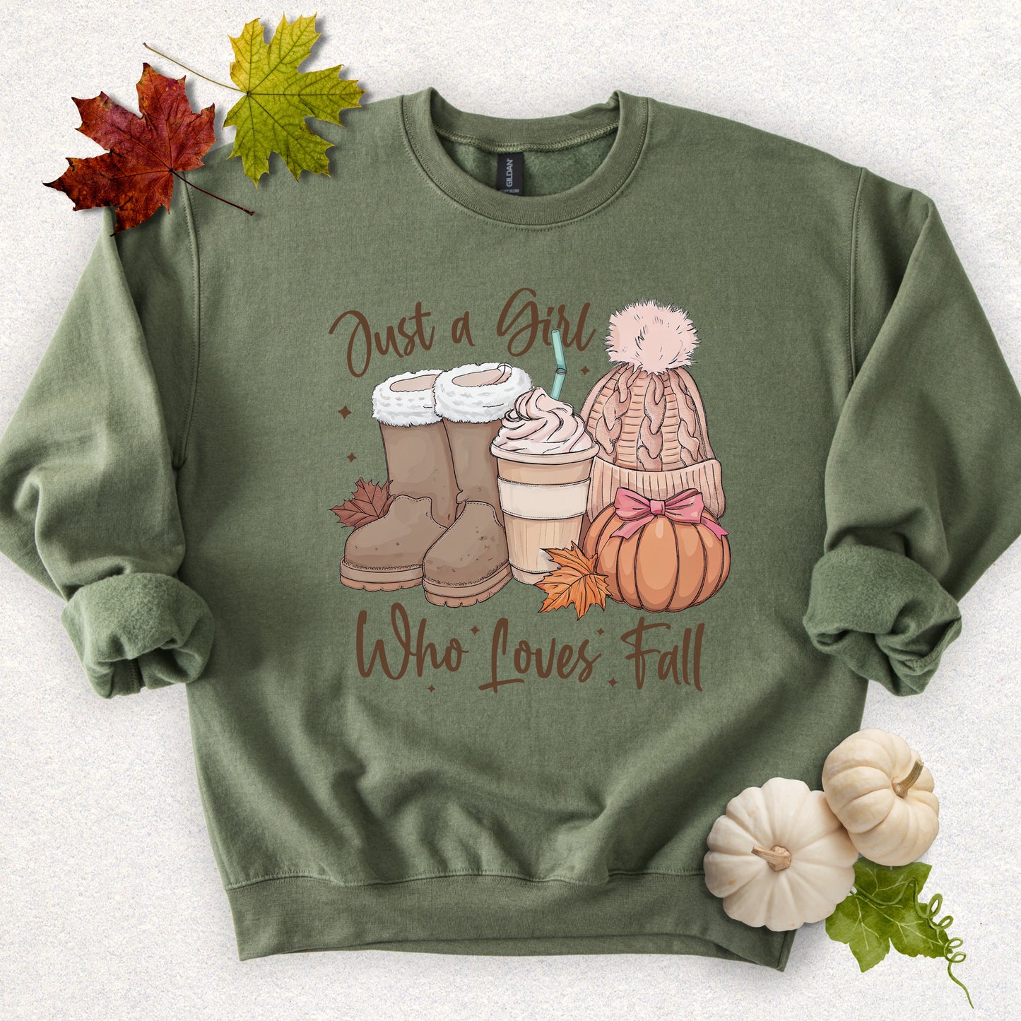 Just a Girl Who Loves Fall Sweatshirt