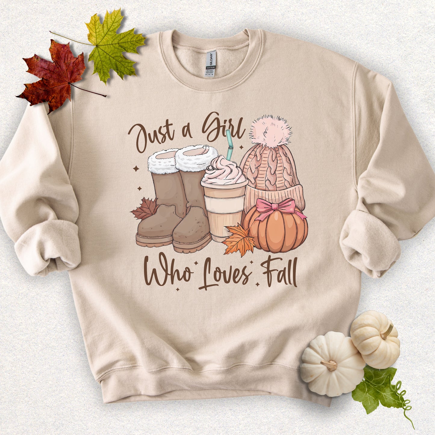Just a Girl Who Loves Fall Sweatshirt