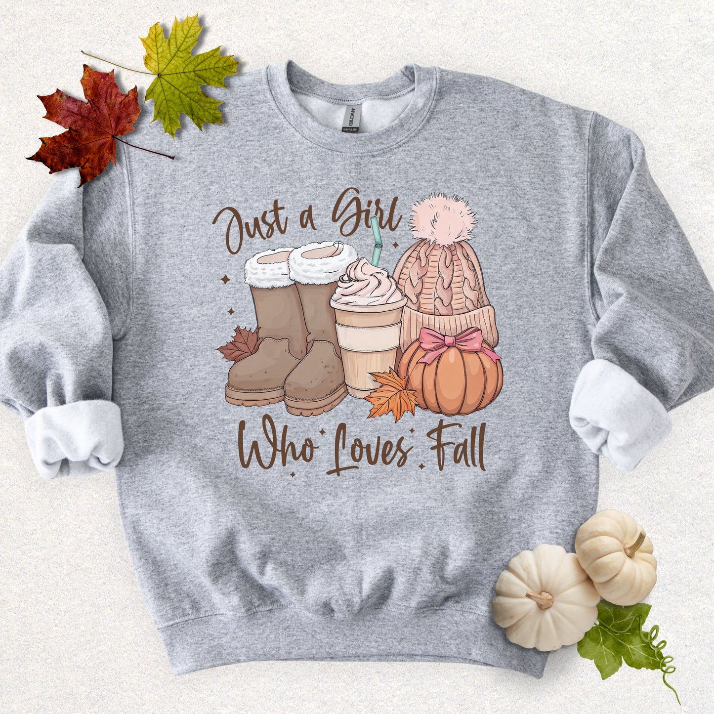 Just a Girl Who Loves Fall Sweatshirt