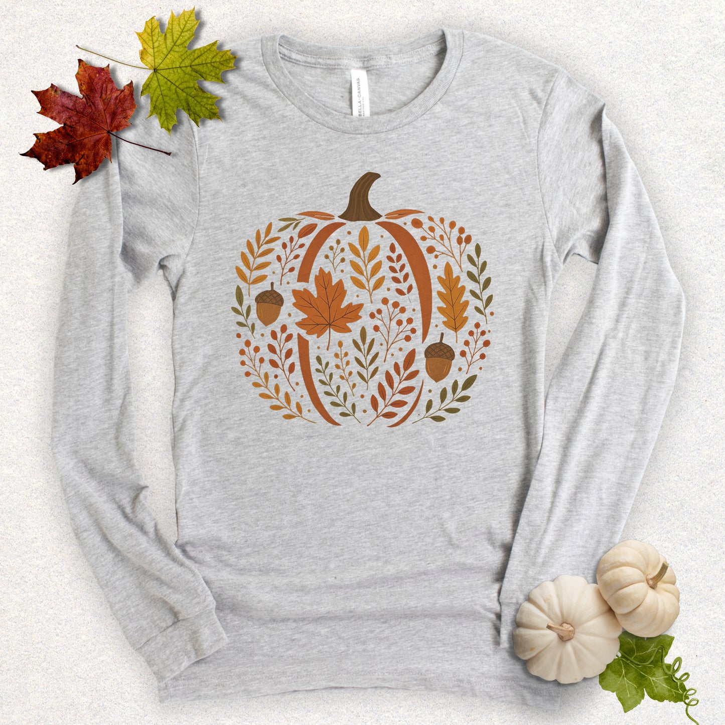 Autumn Pumpkin Long Sleeve Tee