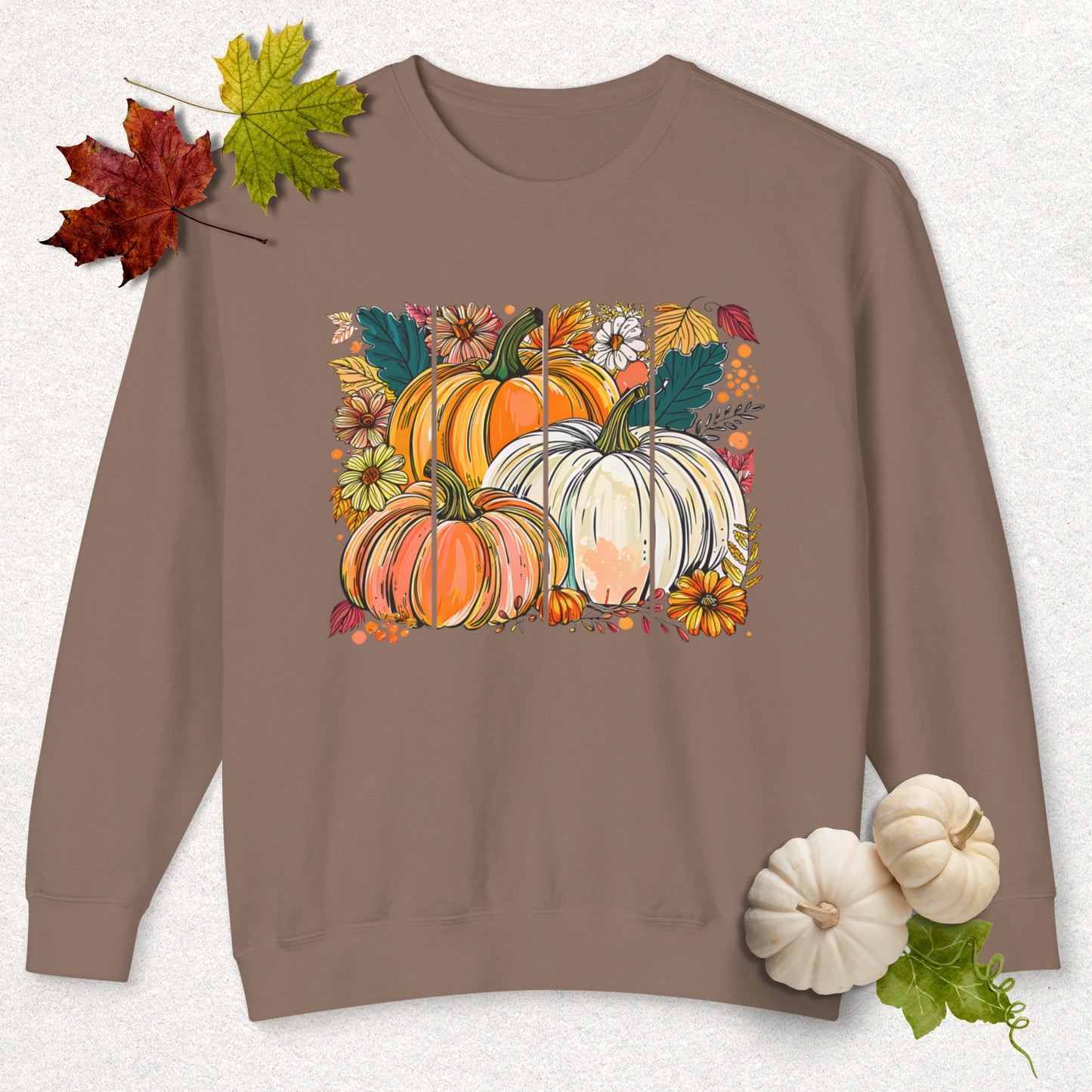 Autumn Harvest Pumpkin Lightweight Sweatshirt
