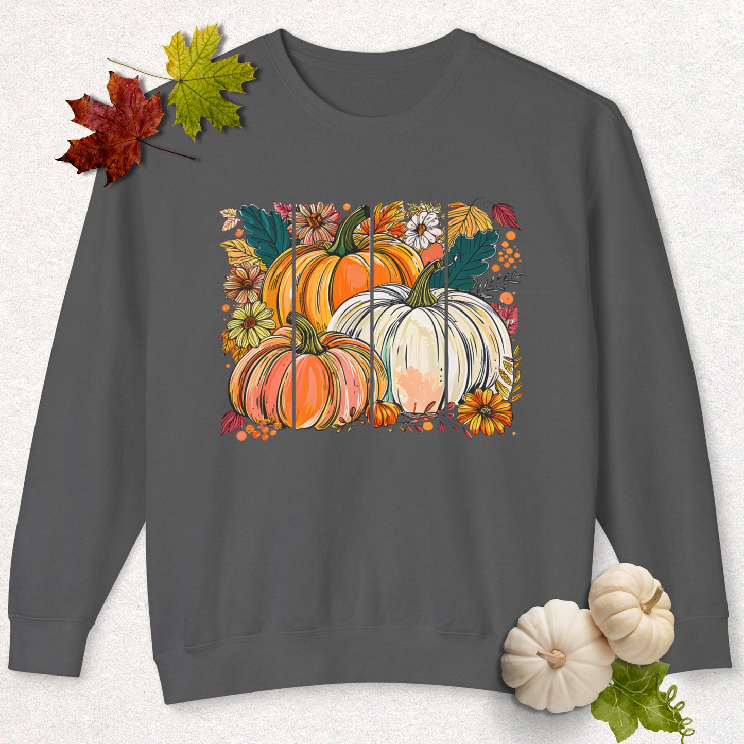 Autumn Harvest Pumpkin Lightweight Sweatshirt