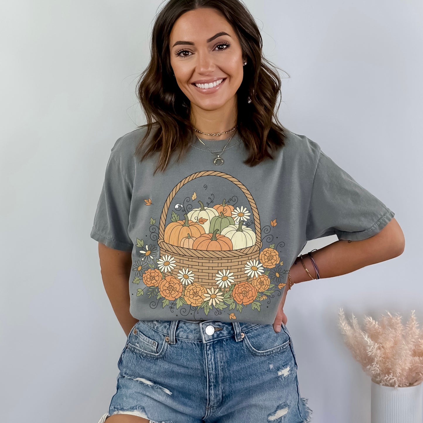 Autumn Harvest Basket Tee