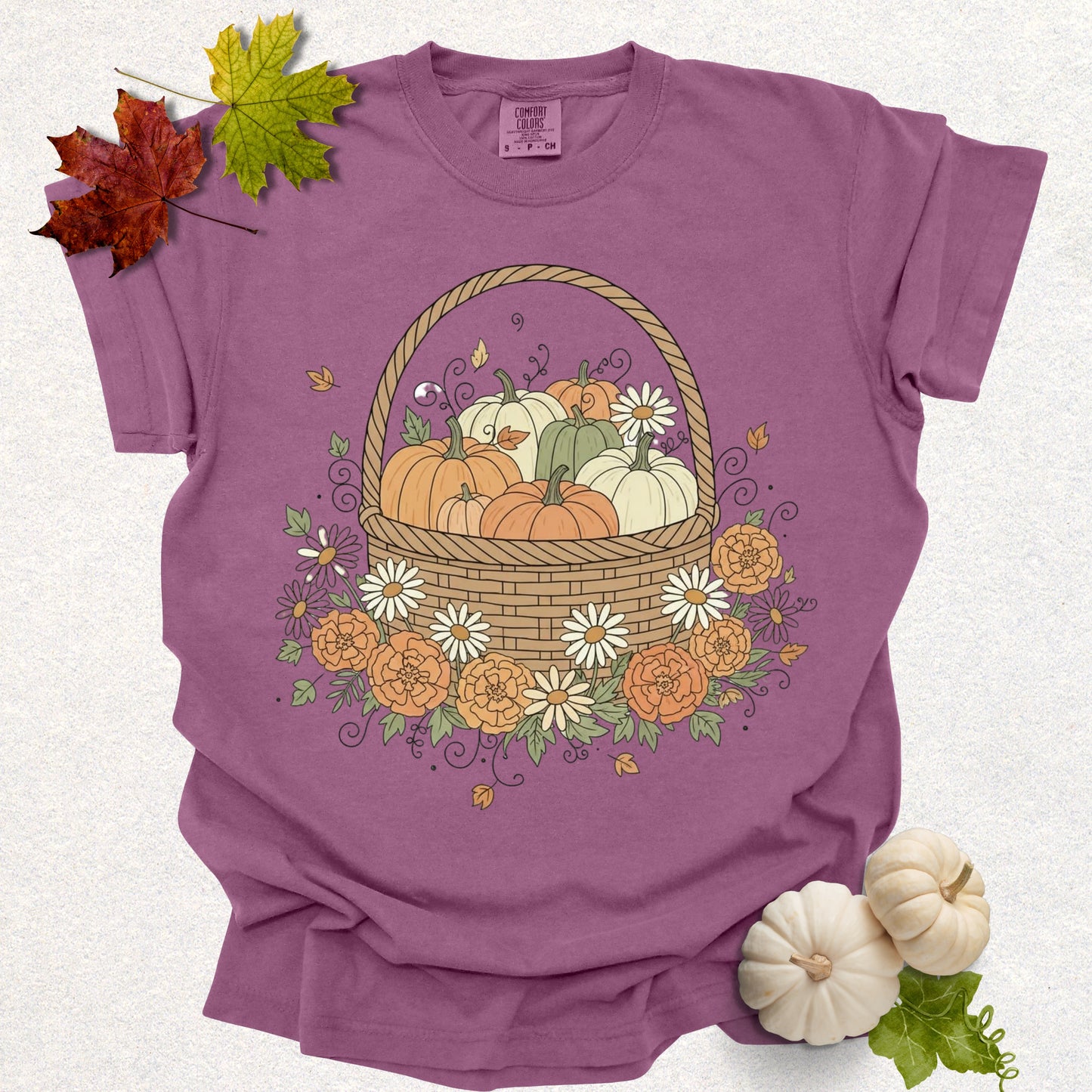 Autumn Harvest Basket Tee