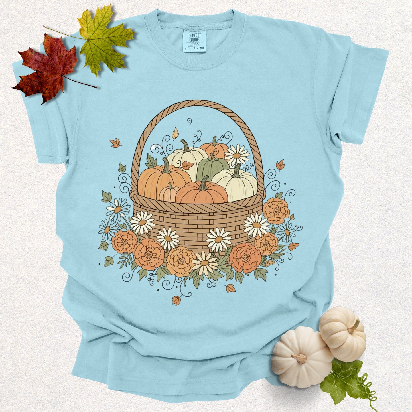 Autumn Harvest Basket Tee