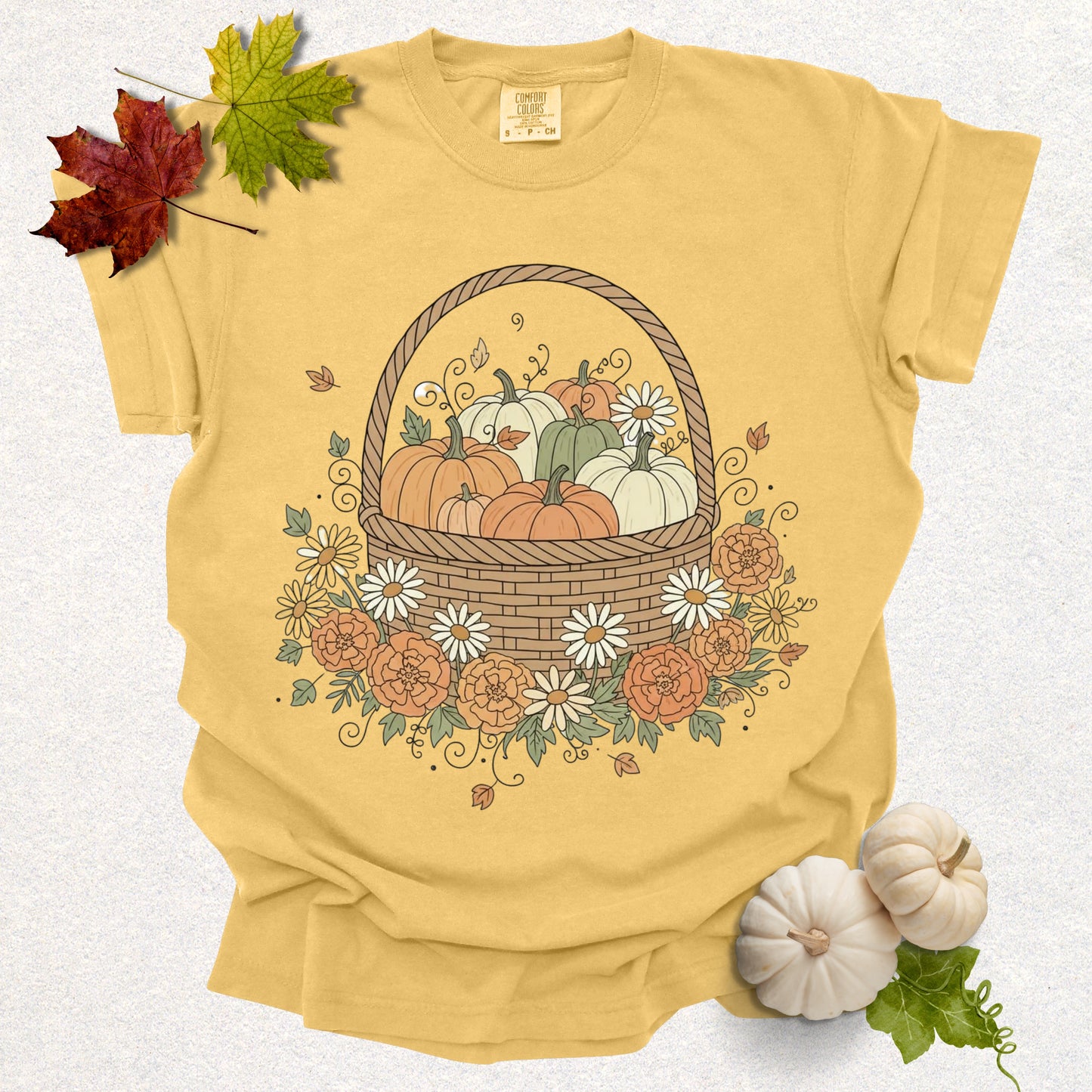 Autumn Harvest Basket Tee