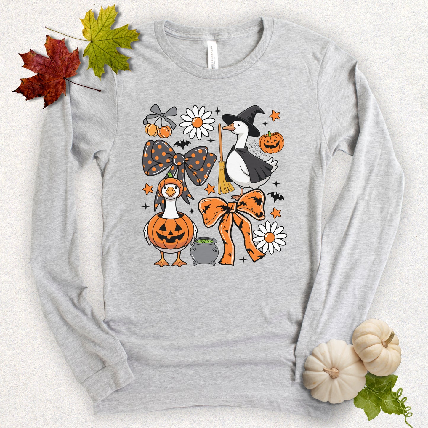 Halloween Goose Party Long Sleeve Shirt
