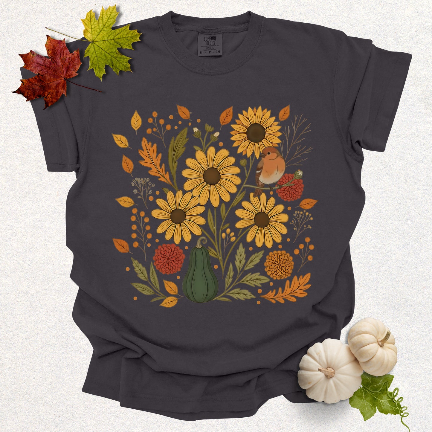 Autumn Floral Vibes Tee