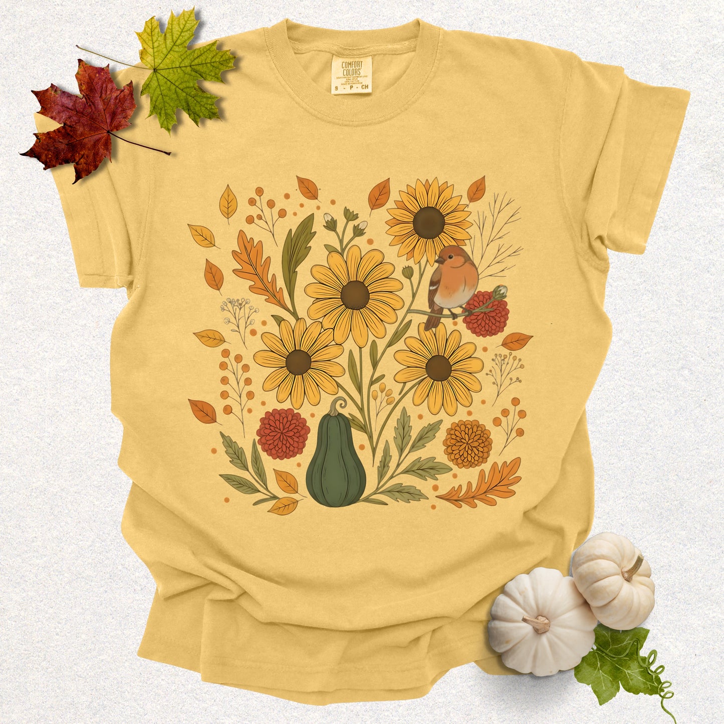 Autumn Floral Vibes Tee