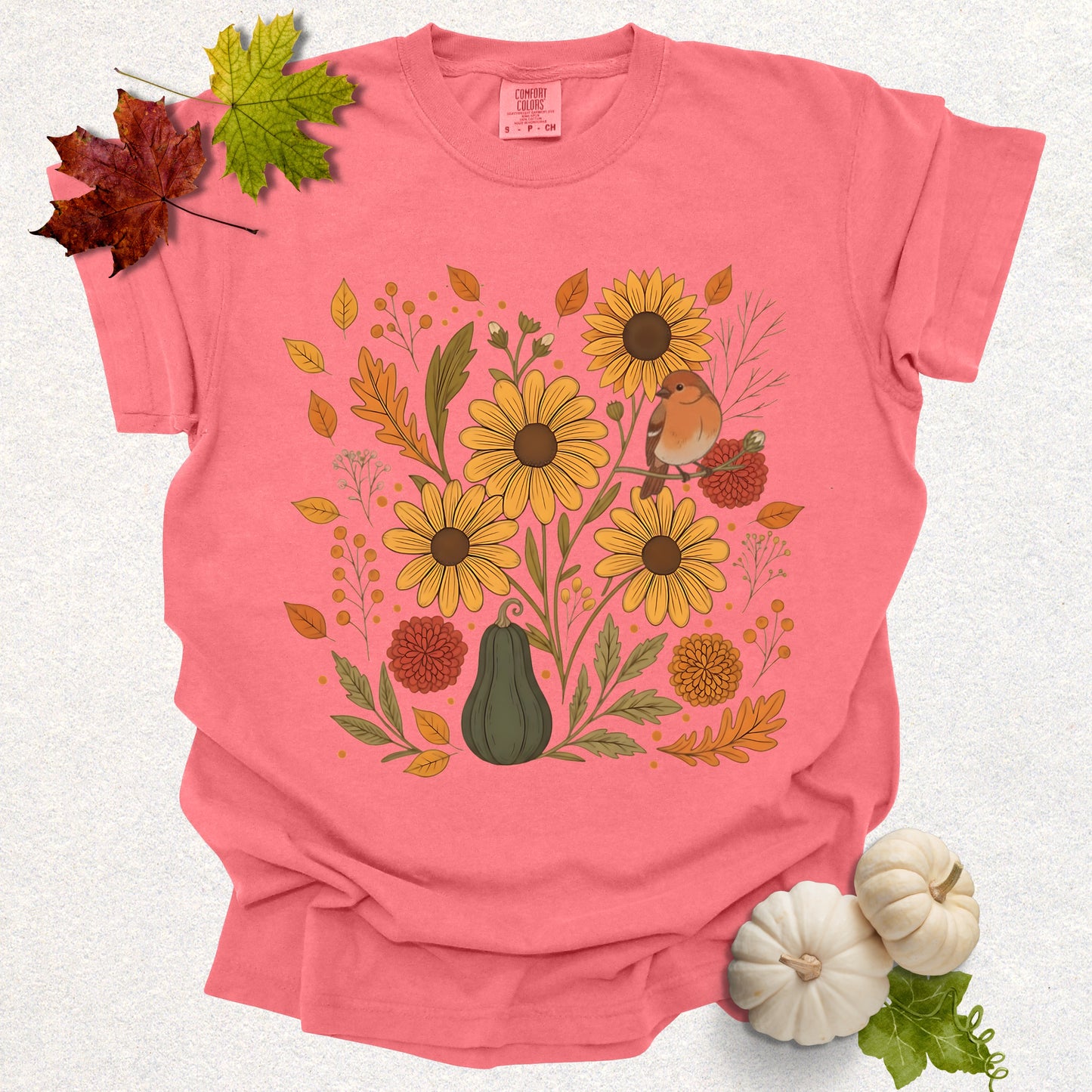 Autumn Floral Vibes Tee