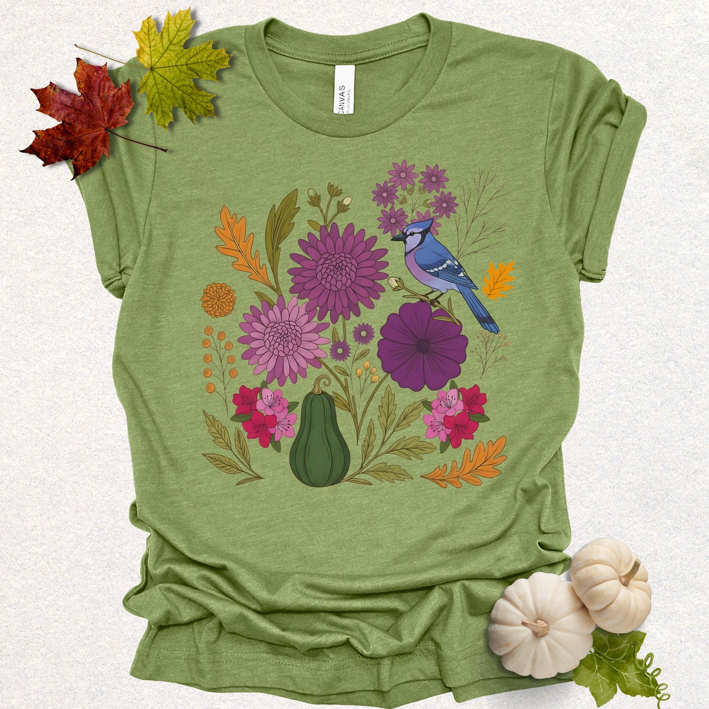 Garden Symphony Autumn Floral Tee