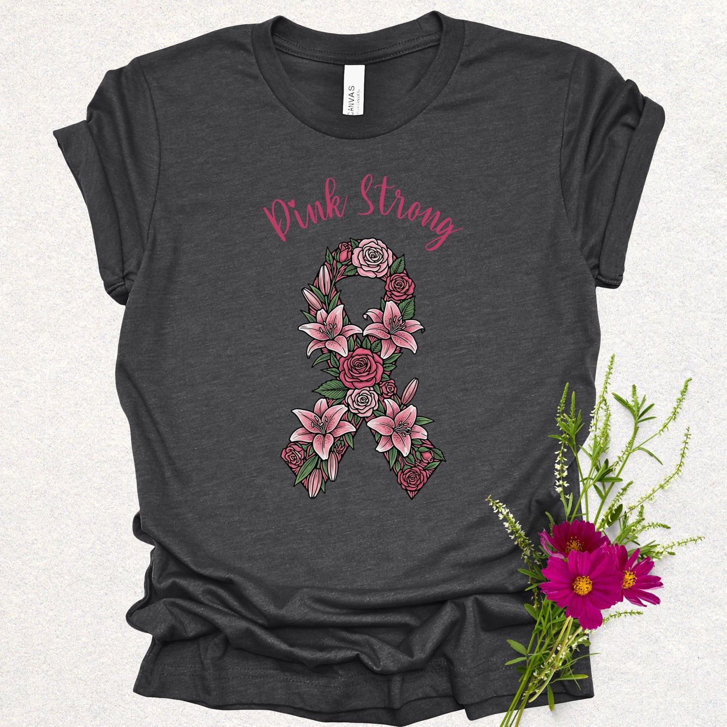 Pink Strong - Breast Cancer Awareness Tee